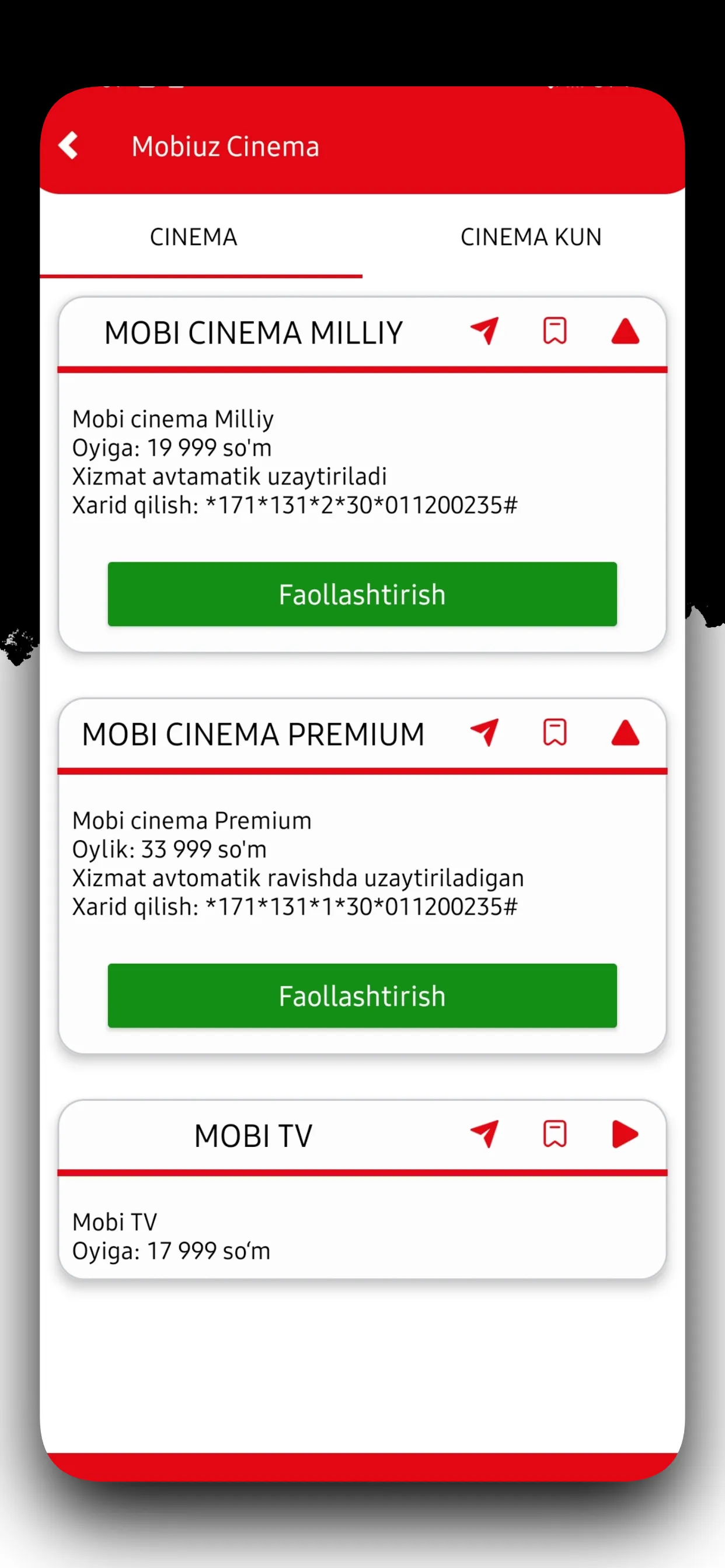 Uzmobile Uztelecom kodlar | Indus Appstore | Screenshot