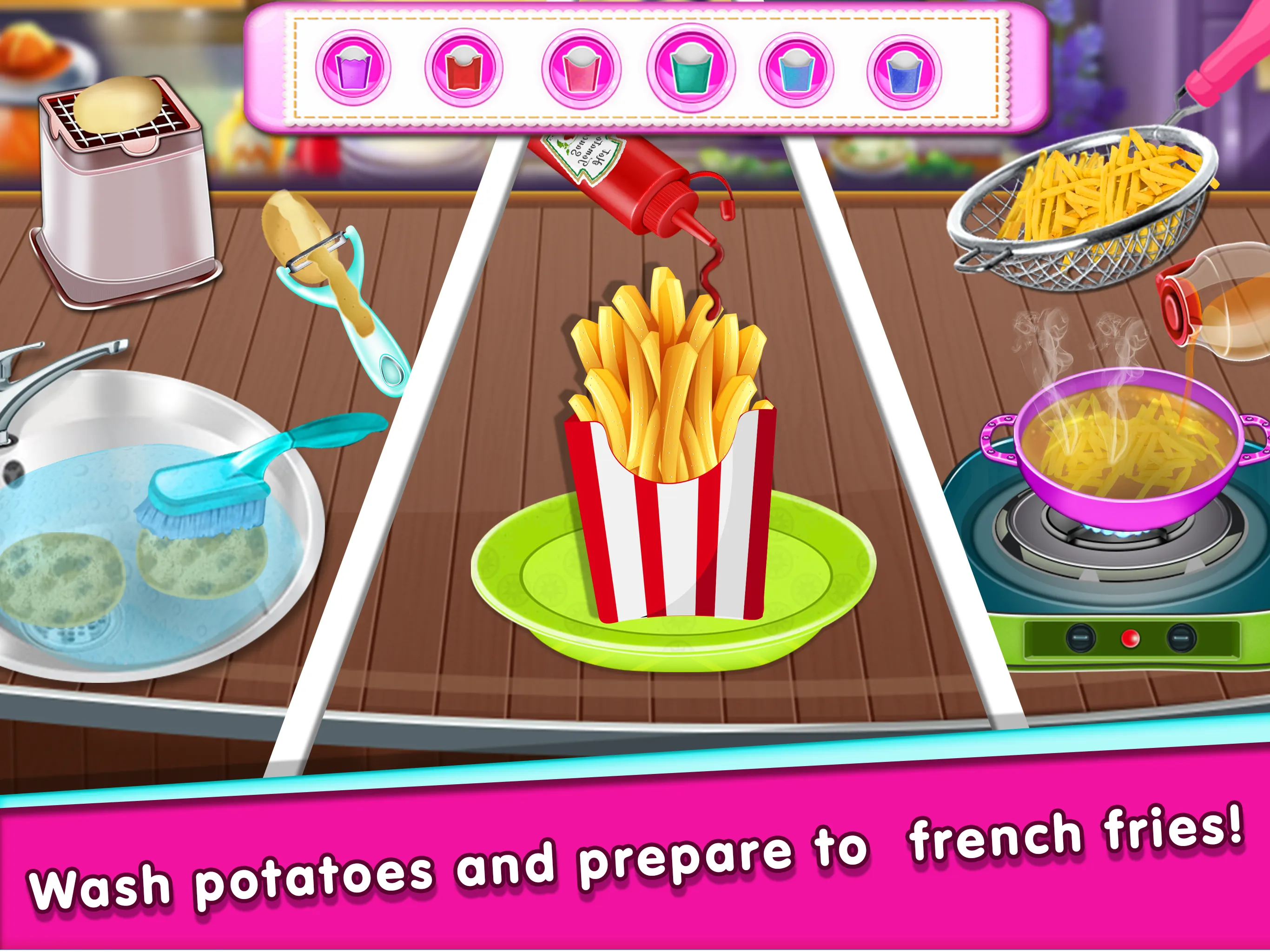 Fast food cooking games | Indus Appstore | Screenshot