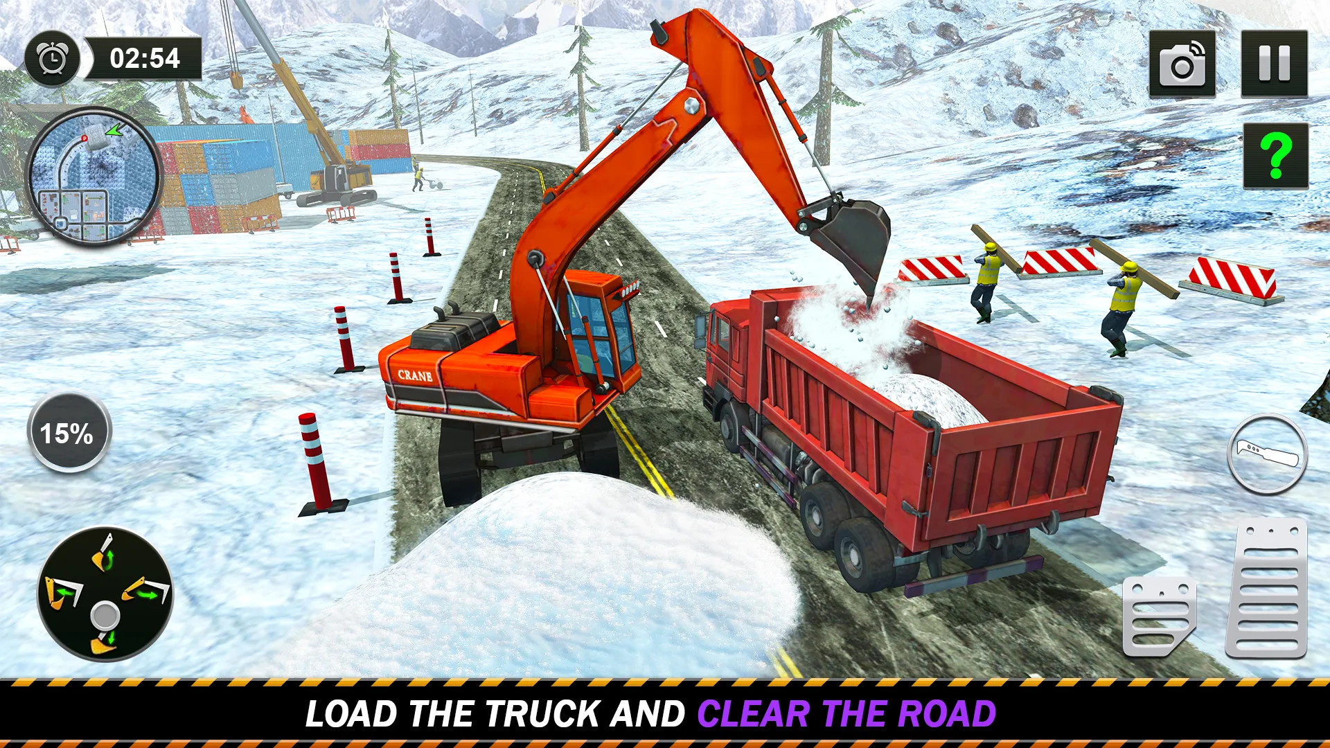 Snow Offroad Construction Game | Indus Appstore | Screenshot