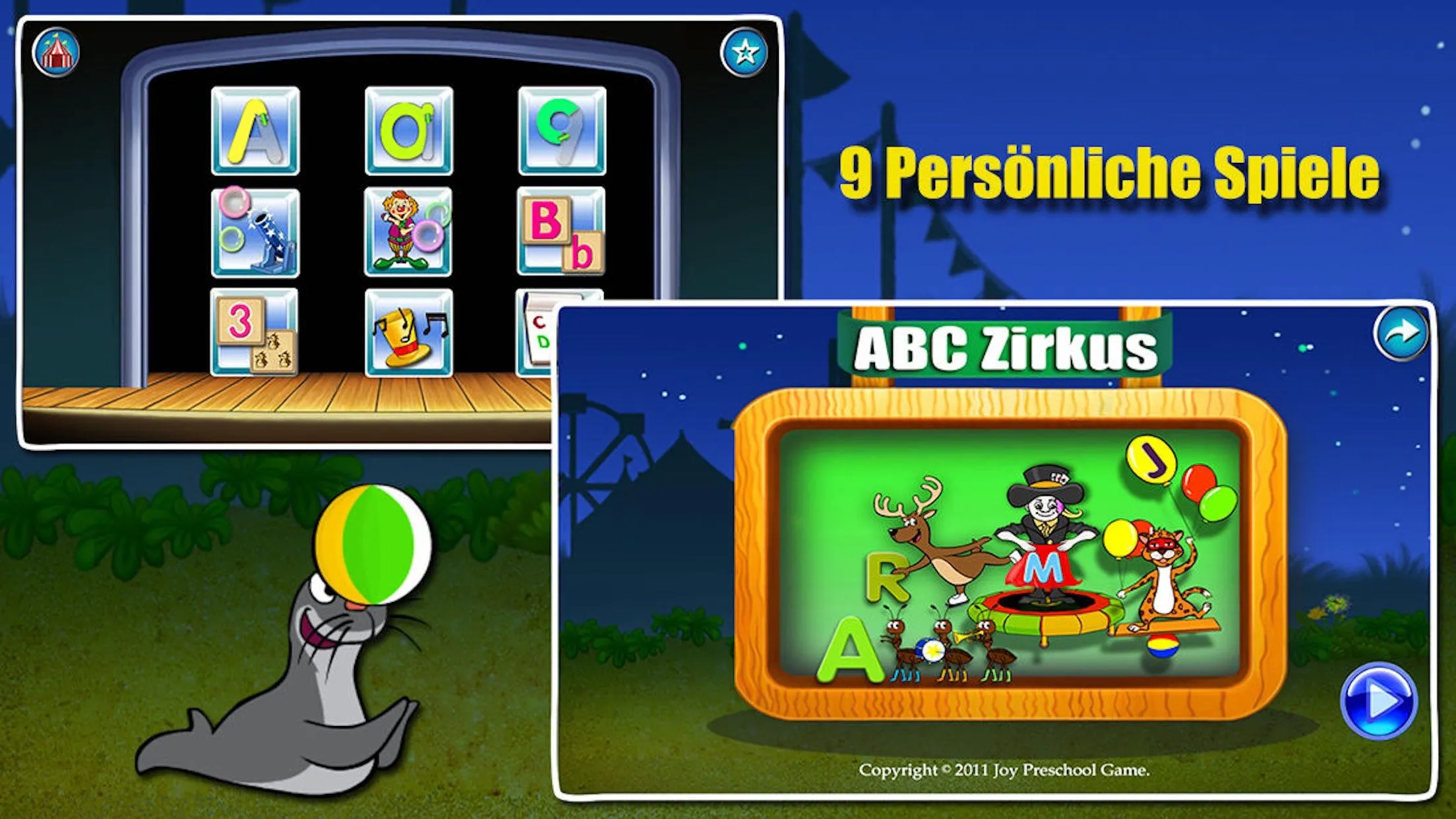 ABC Circus (German) Lite | Indus Appstore | Screenshot