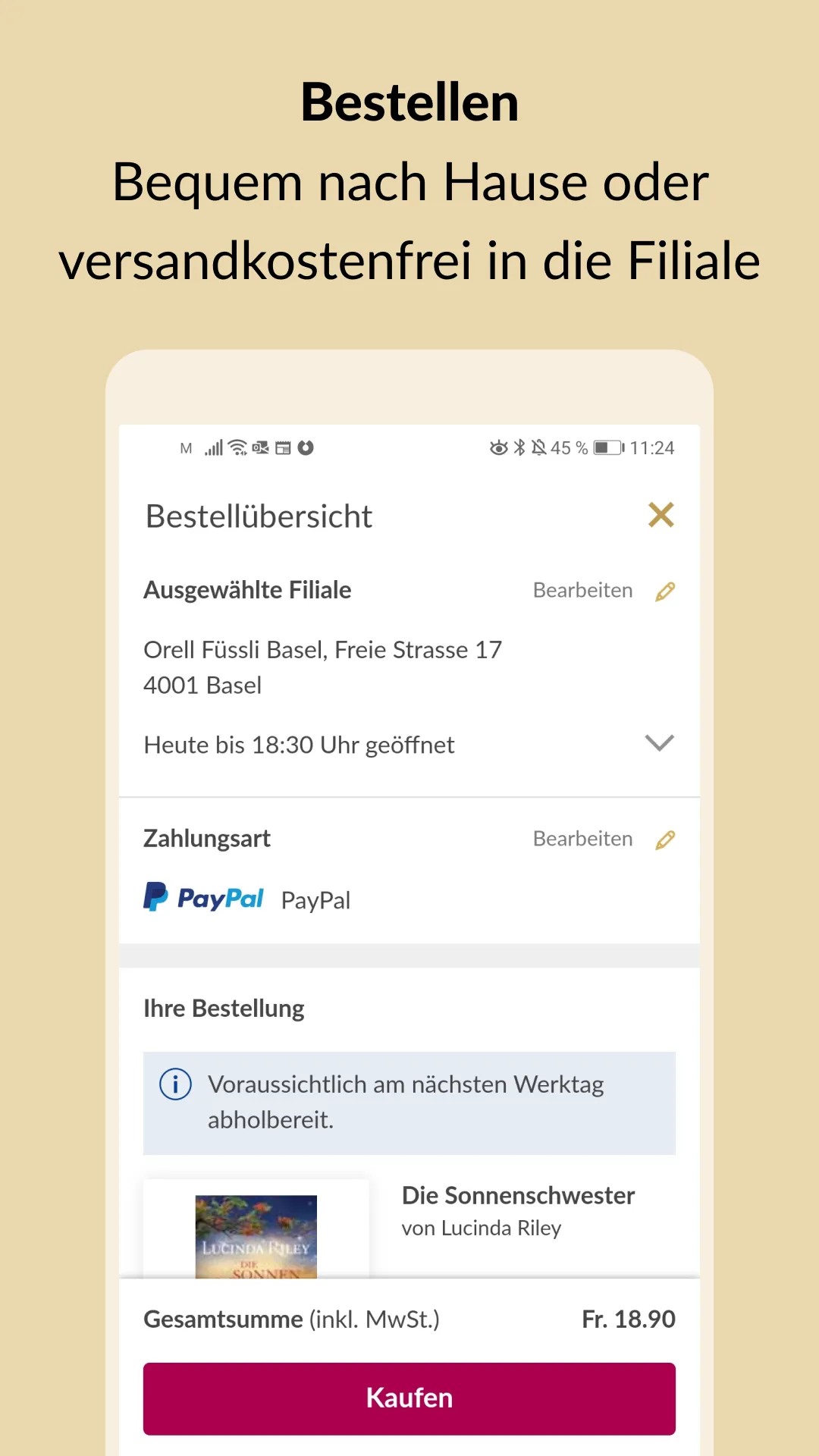 Orell Füssli – Mein Buch | Indus Appstore | Screenshot