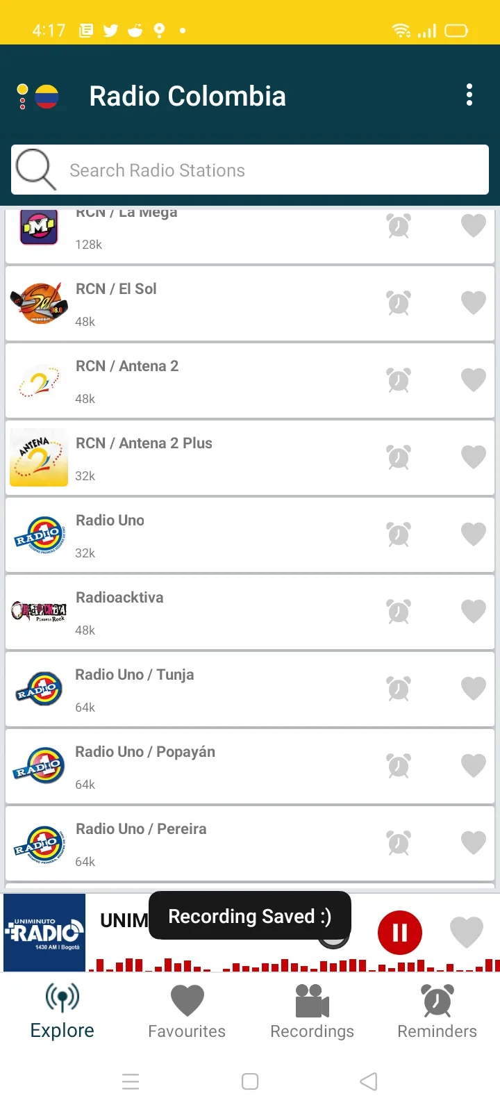 Radio Colombia : Stream FM app | Indus Appstore | Screenshot