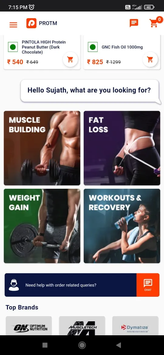 PROTM: Authentic Supplements | Indus Appstore | Screenshot