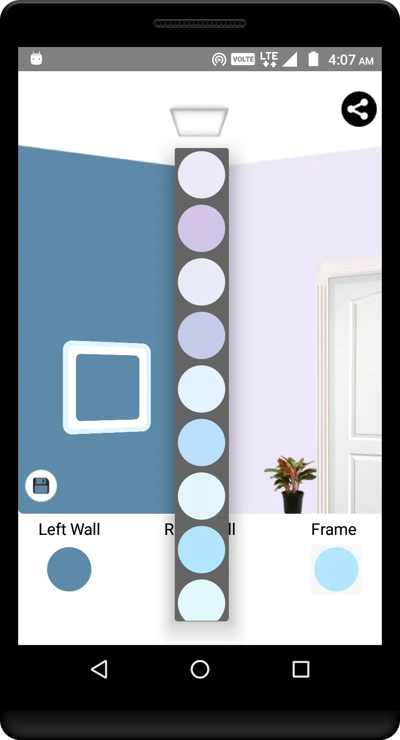 Wall Color Selection - BEST | Indus Appstore | Screenshot