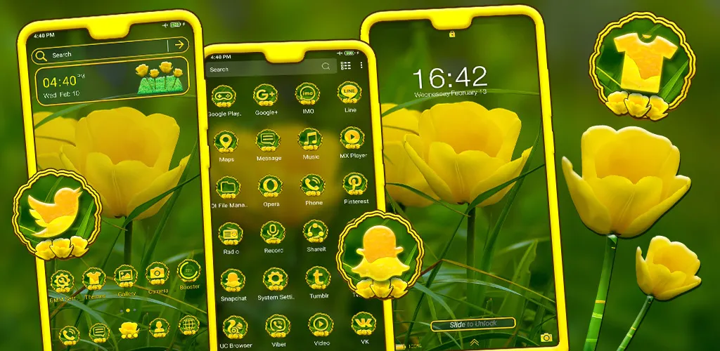 Yellow Tulip Theme | Indus Appstore | Screenshot