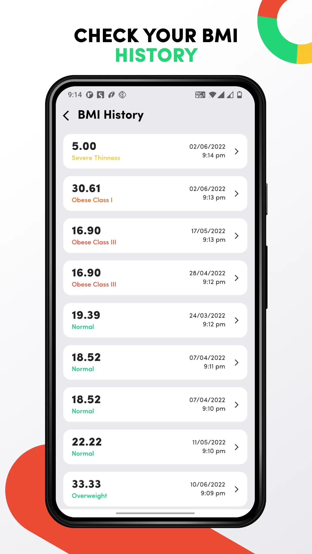 BMI Calculator - Height Weight | Indus Appstore | Screenshot