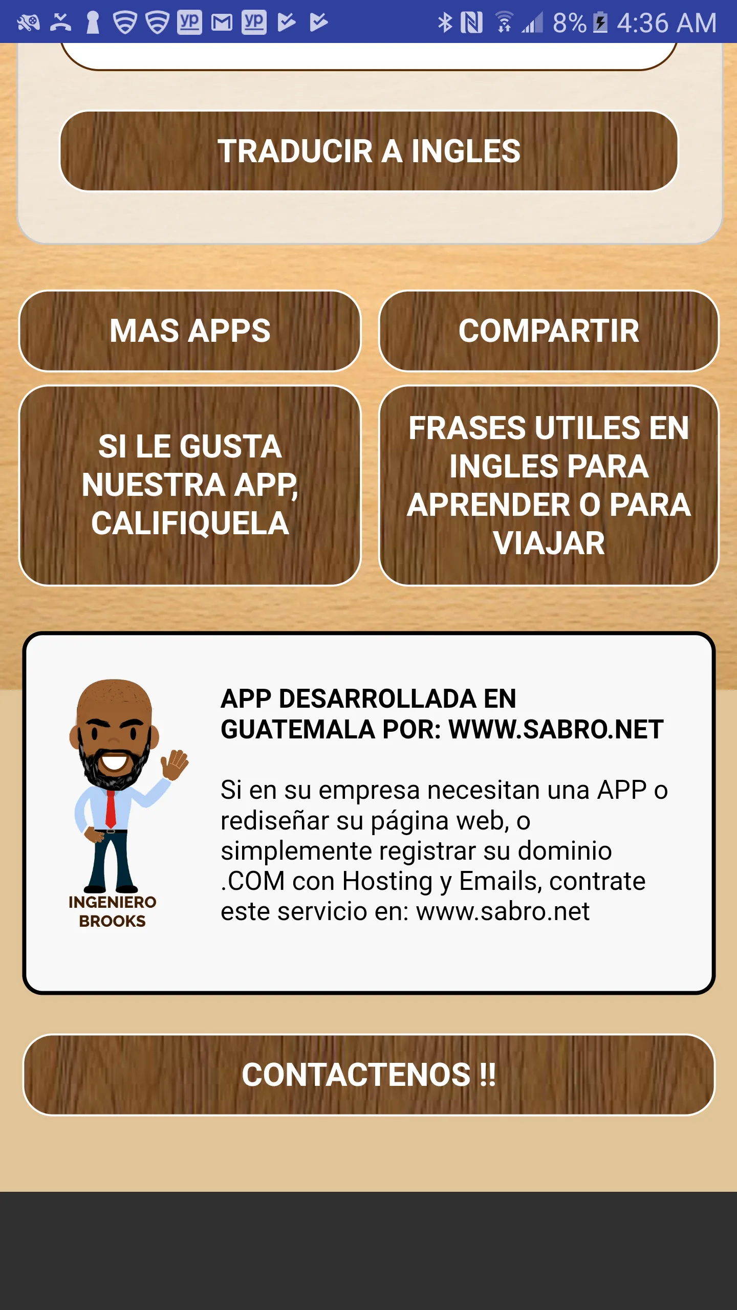 Diccionario Español Inglés Sin | Indus Appstore | Screenshot