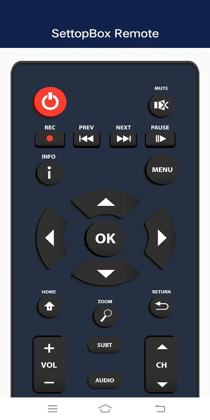 SetTop Box Remote Control | Indus Appstore | Screenshot