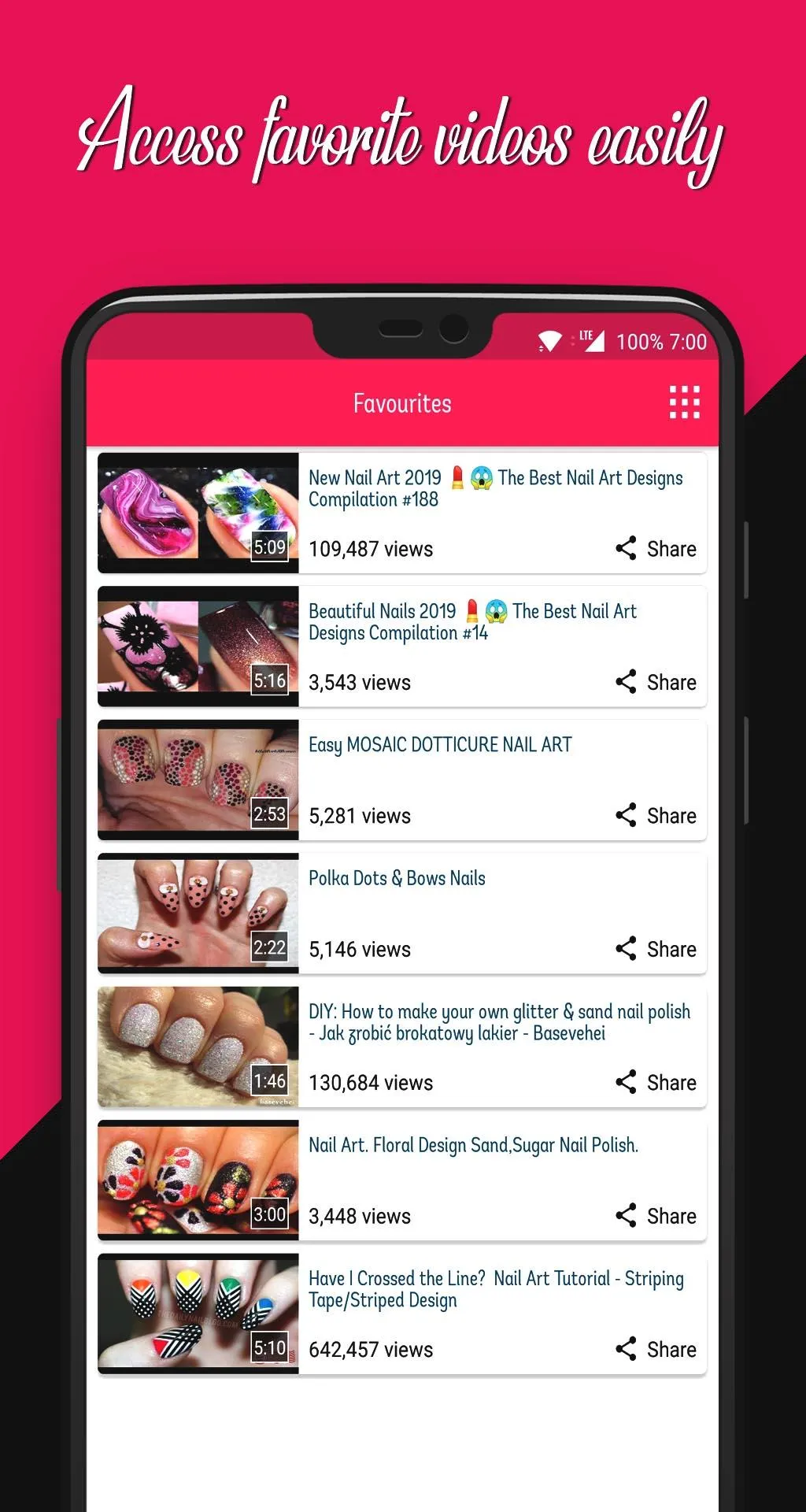 Nail Art Videos | Indus Appstore | Screenshot