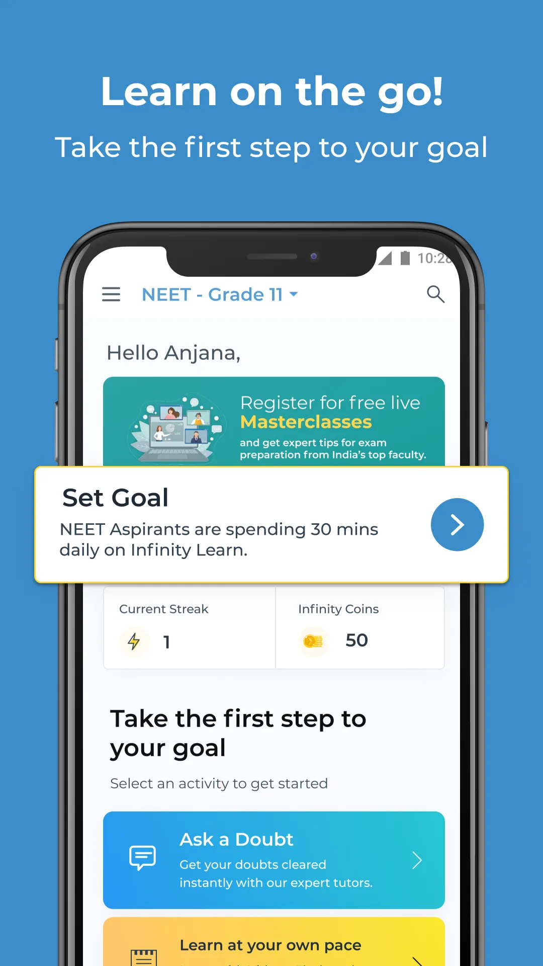 Infinity Learn-JEE, NEET, CBSE | Indus Appstore | Screenshot