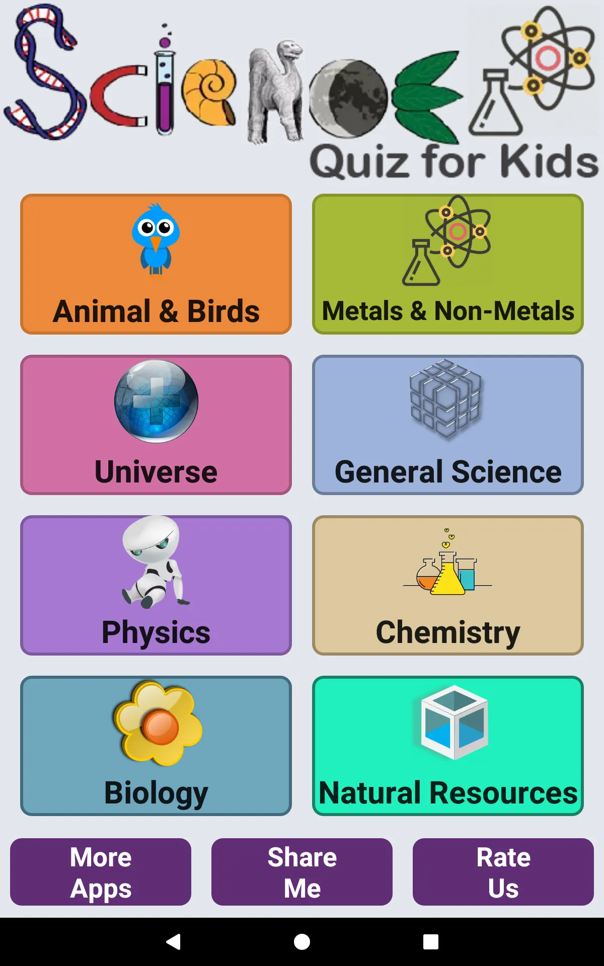 Science Quiz for kids | Indus Appstore | Screenshot