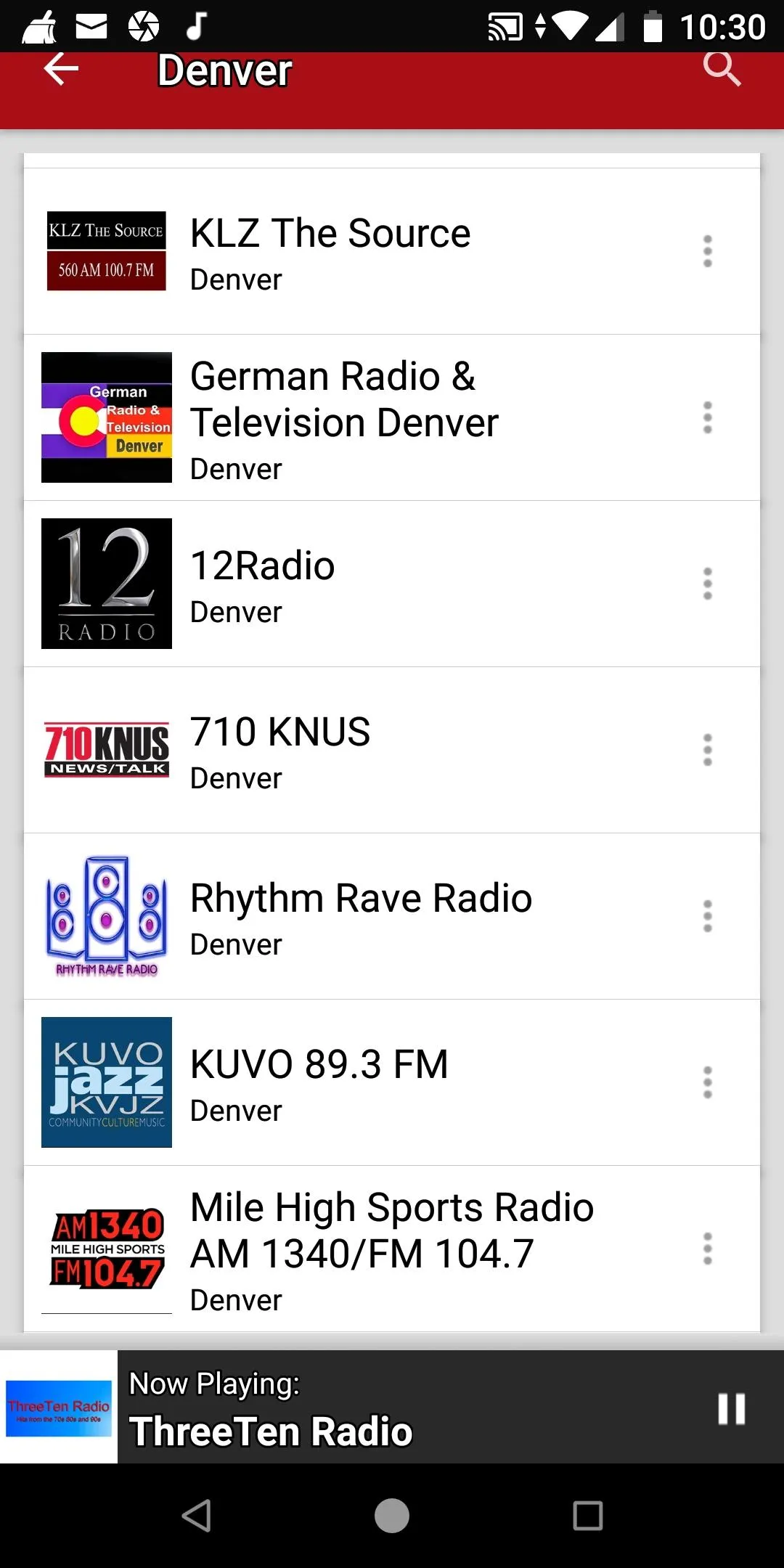 Denver Radio Stations | Indus Appstore | Screenshot