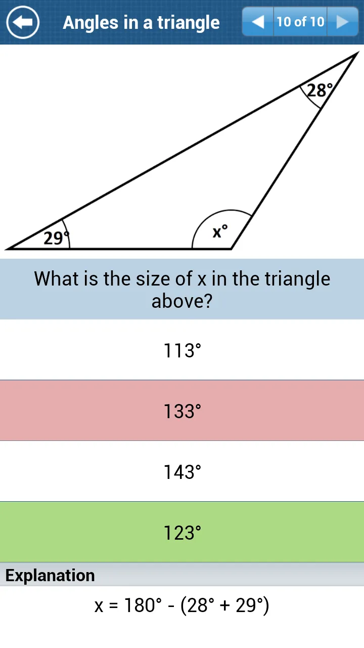 GCSE Maths Geometry Revision L | Indus Appstore | Screenshot