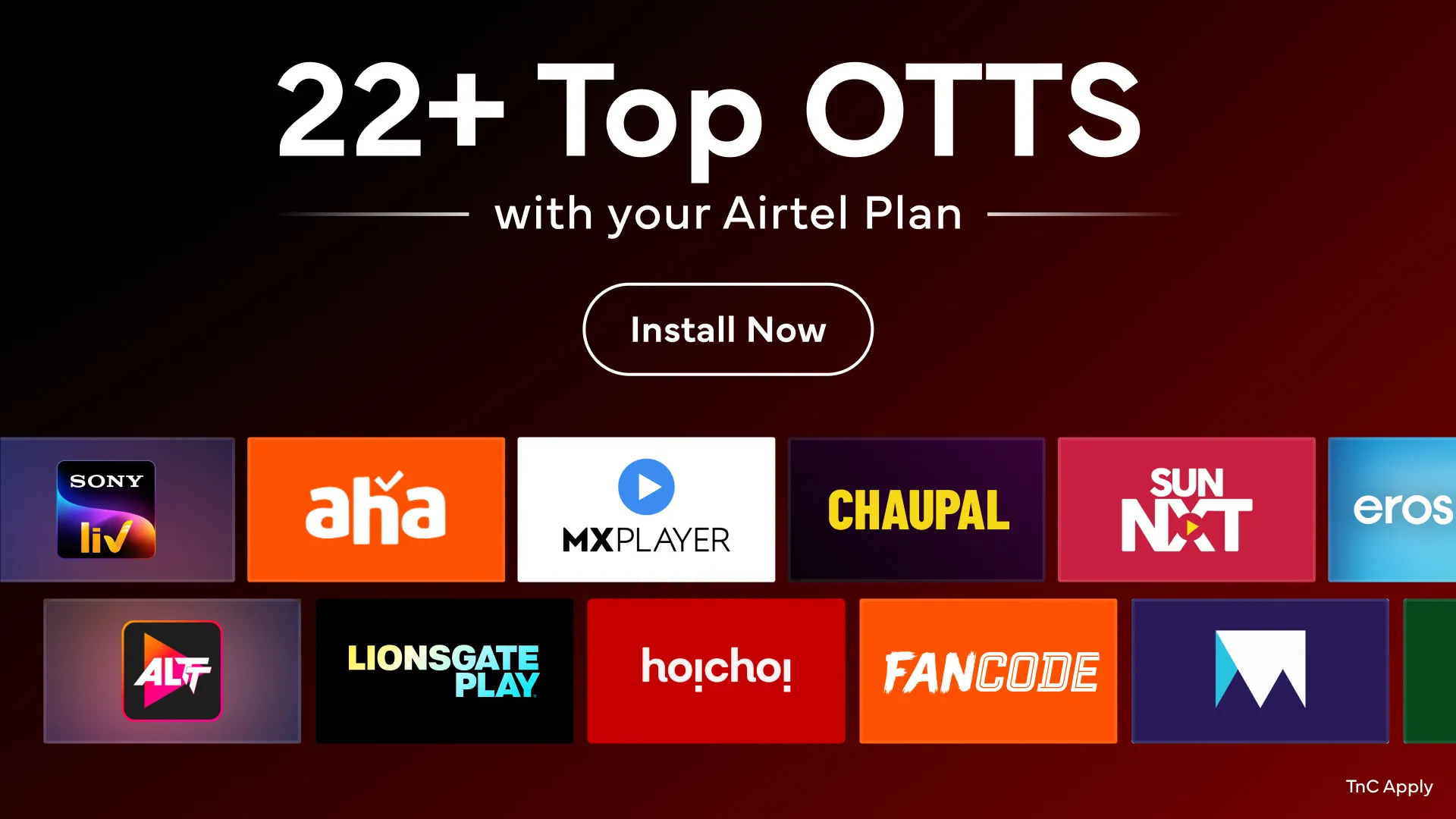 Airtel Xstream Play: 22+ OTTs | Indus Appstore | Screenshot