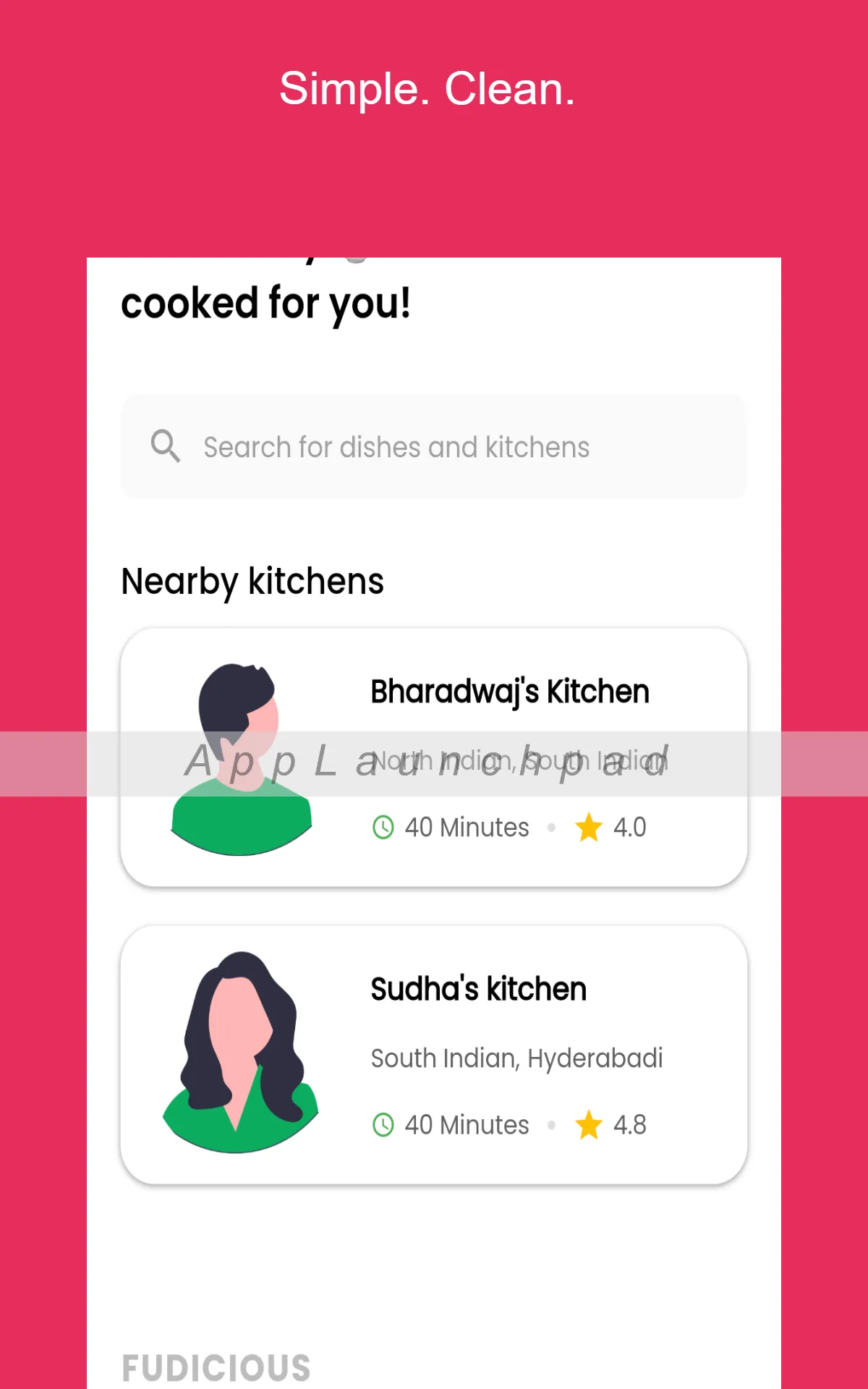 Fudicious: Discover Homefood | Indus Appstore | Screenshot