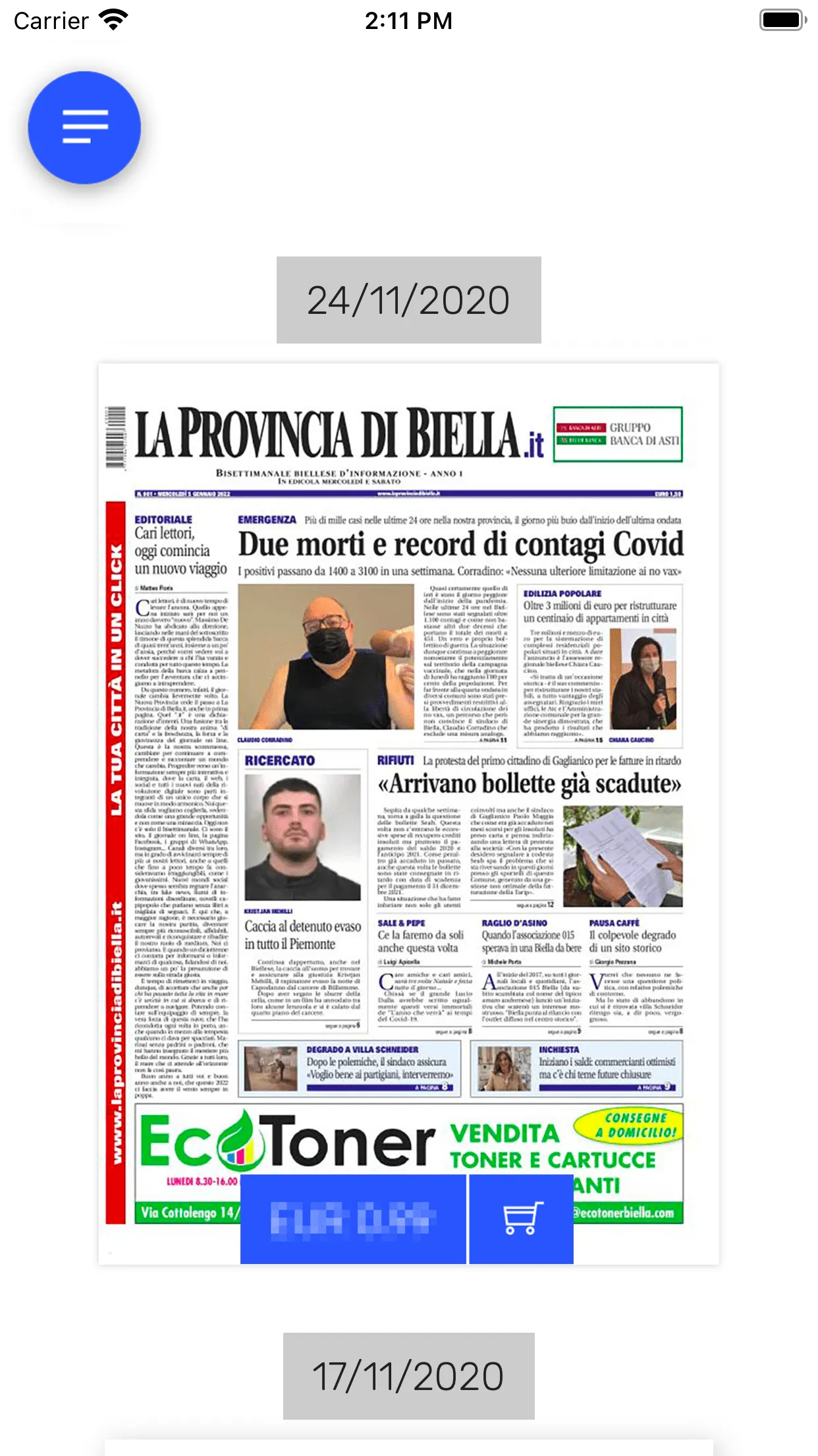 La Provincia di Biella.it | Indus Appstore | Screenshot