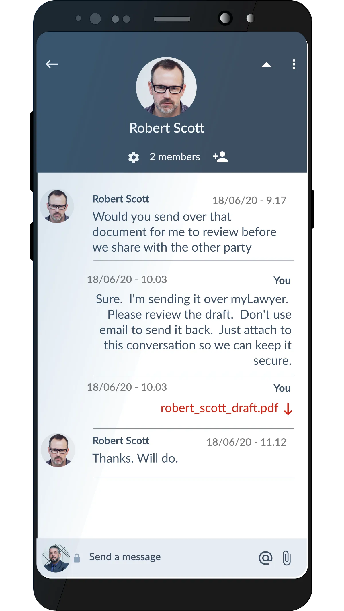 myLawyer | Indus Appstore | Screenshot