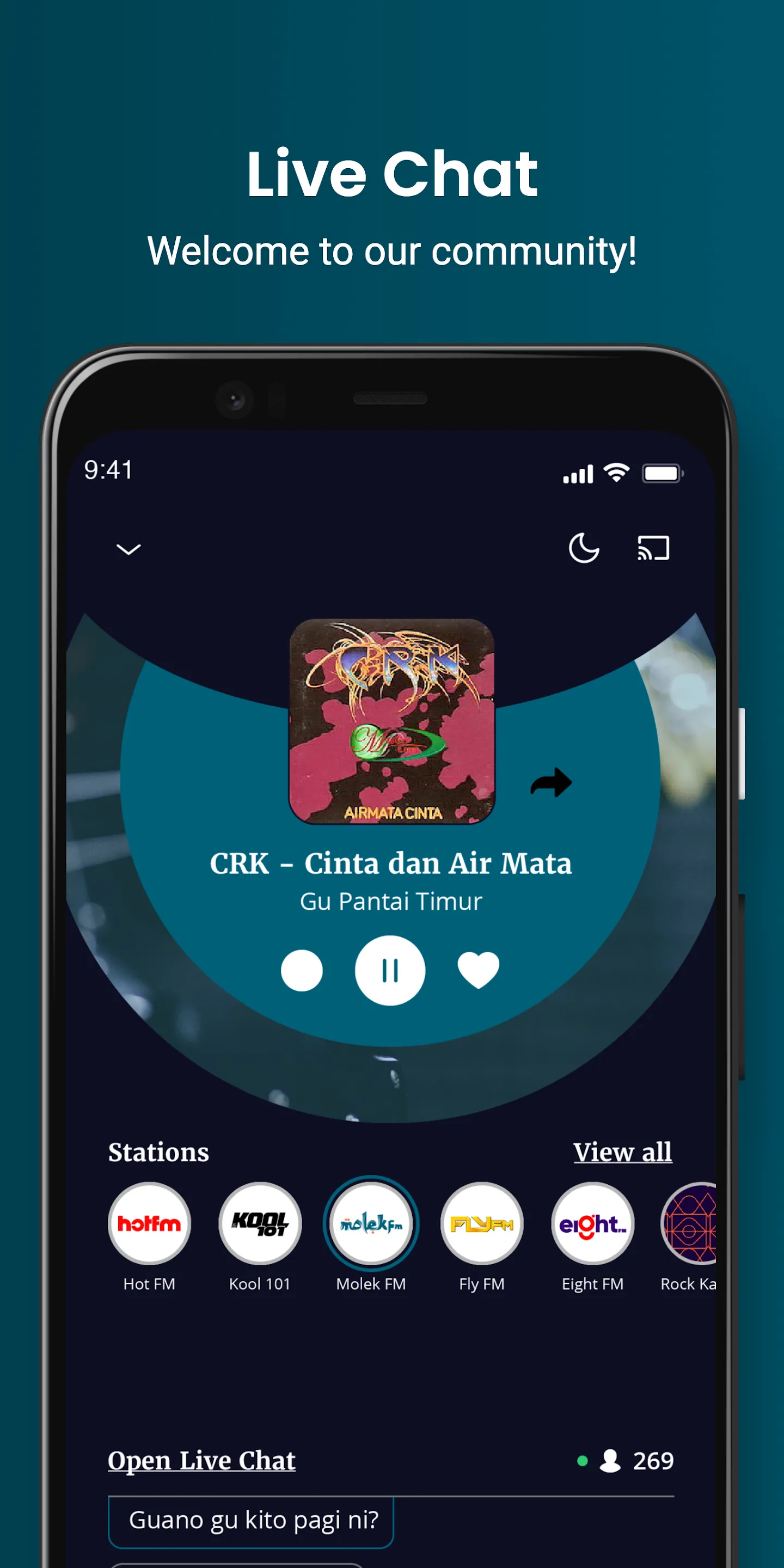 Audio+ (Formerly Hot FM) | Indus Appstore | Screenshot