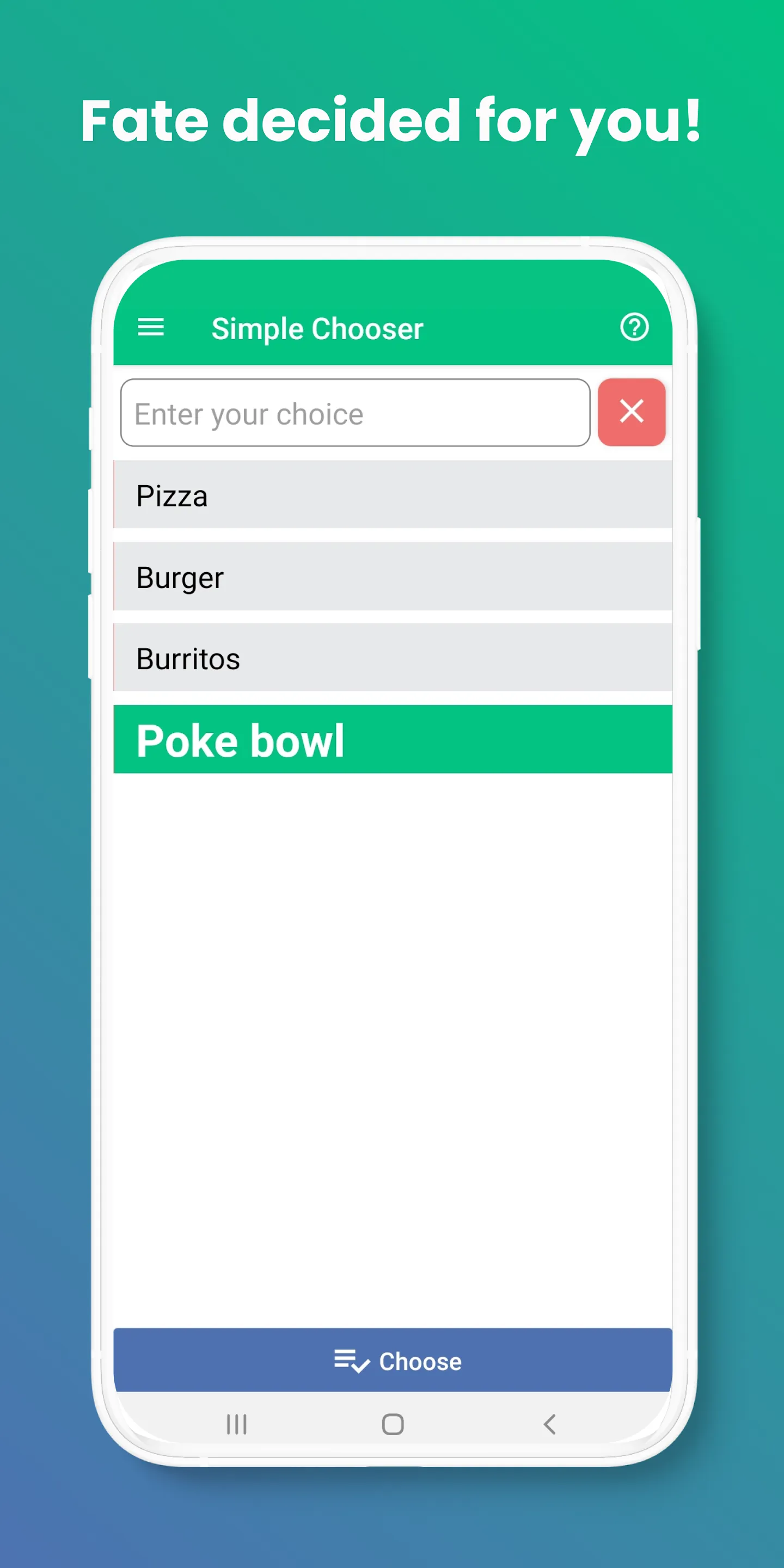 Simple Chooser | Indus Appstore | Screenshot