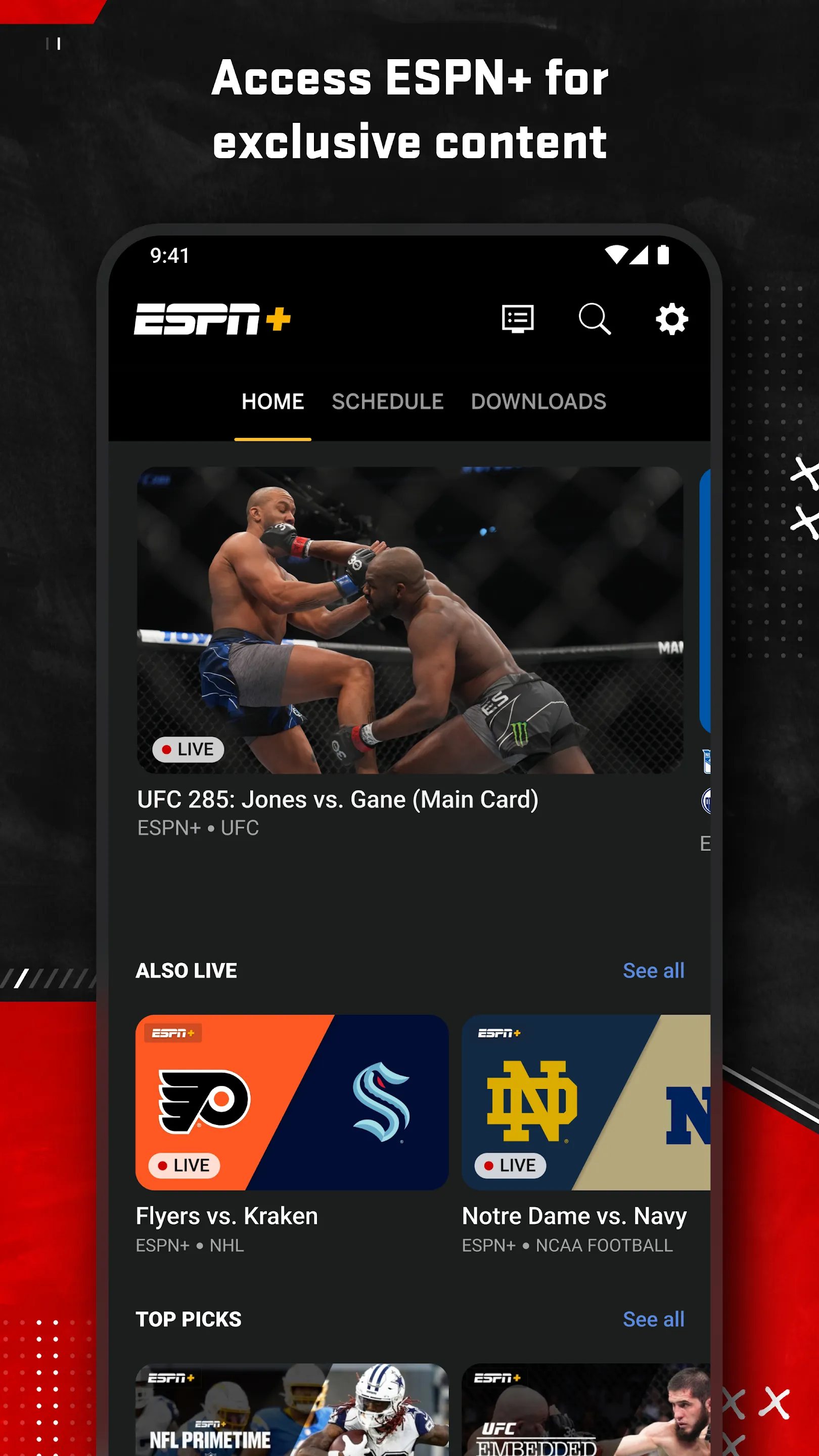 ESPN | Indus Appstore | Screenshot