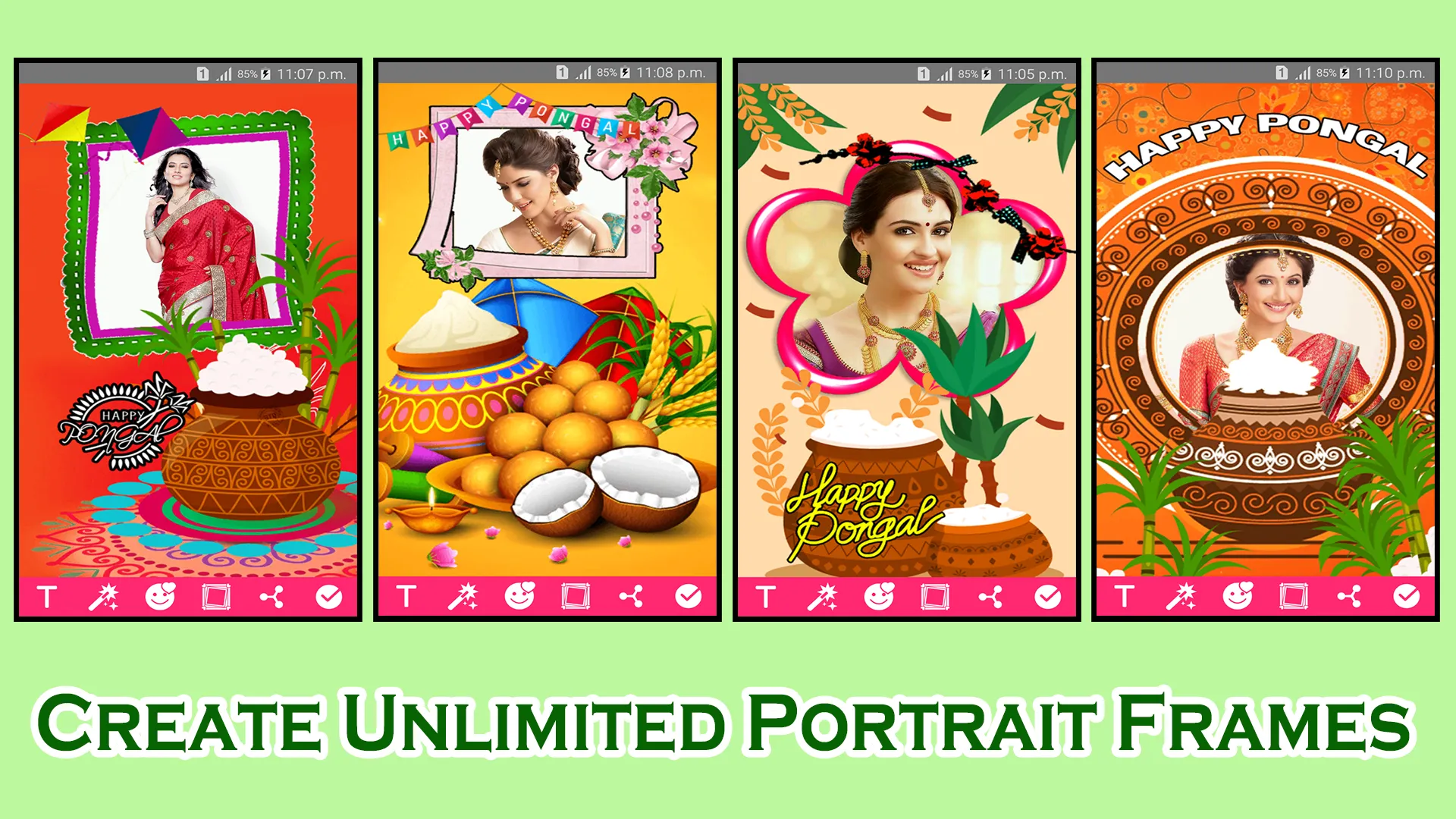 Pongal Photo Frames: Sankranti | Indus Appstore | Screenshot