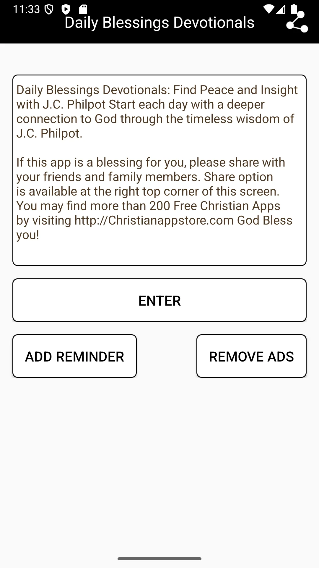 Daily Blessings Devotionals | Indus Appstore | Screenshot