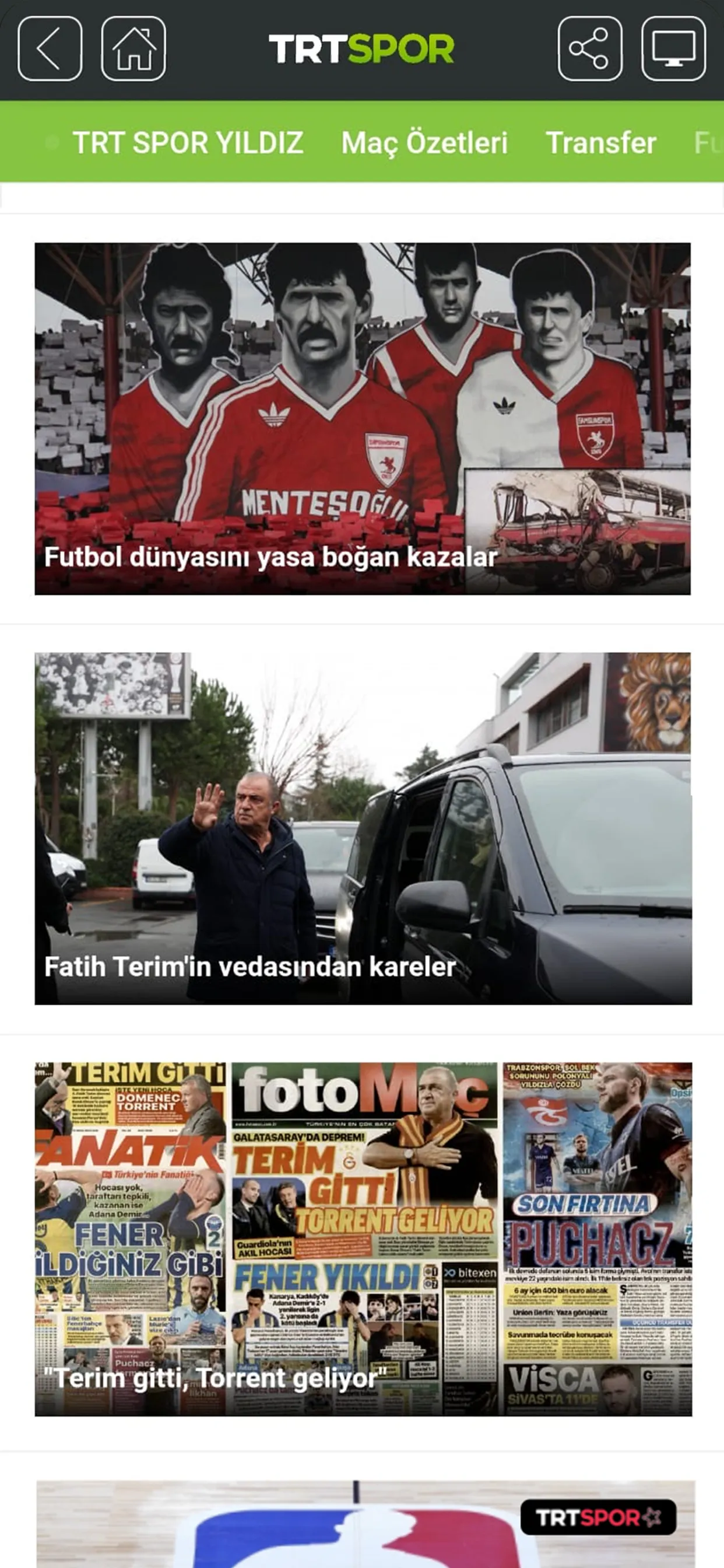 TRT Spor | Indus Appstore | Screenshot