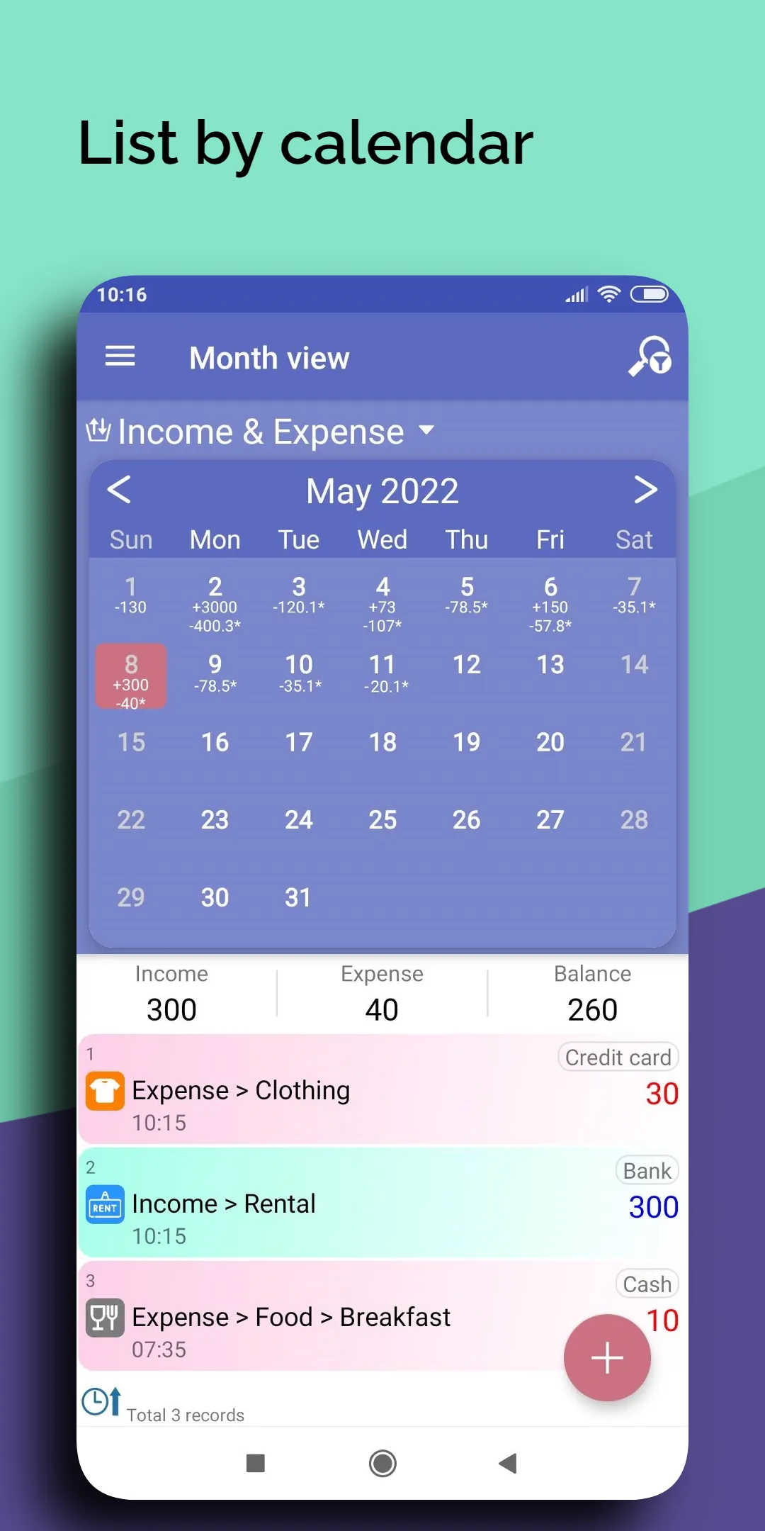 MyMoneyLog - Expenses, Budgets | Indus Appstore | Screenshot