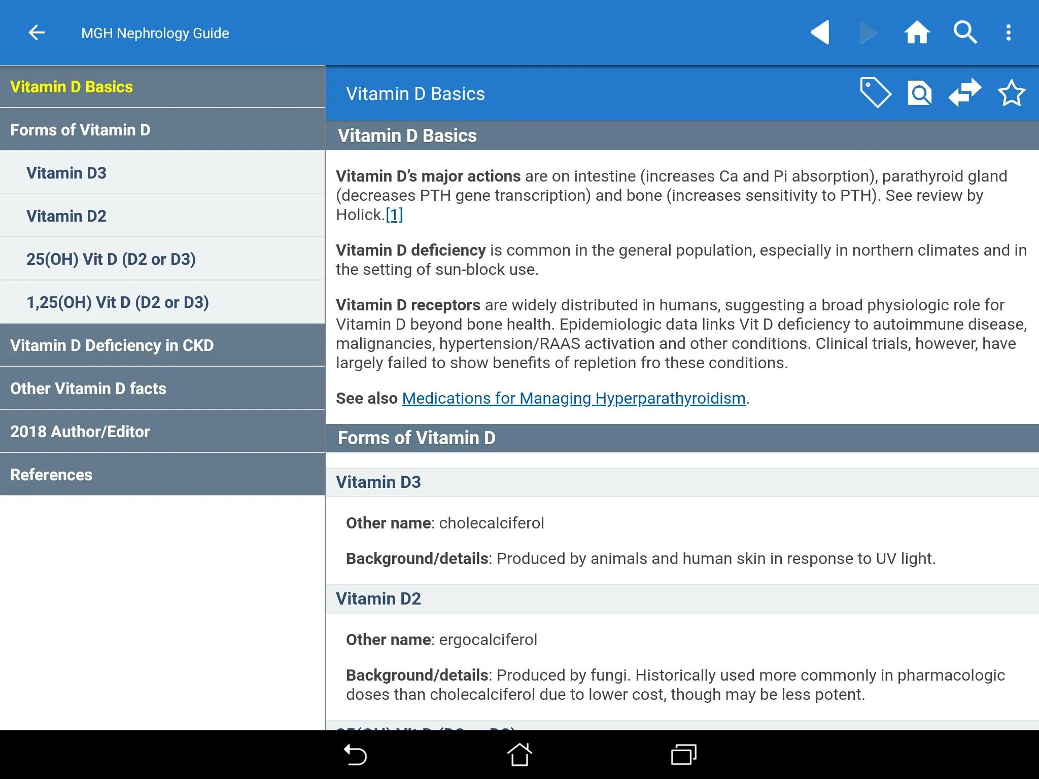 MGH Nephrology Guide | Indus Appstore | Screenshot