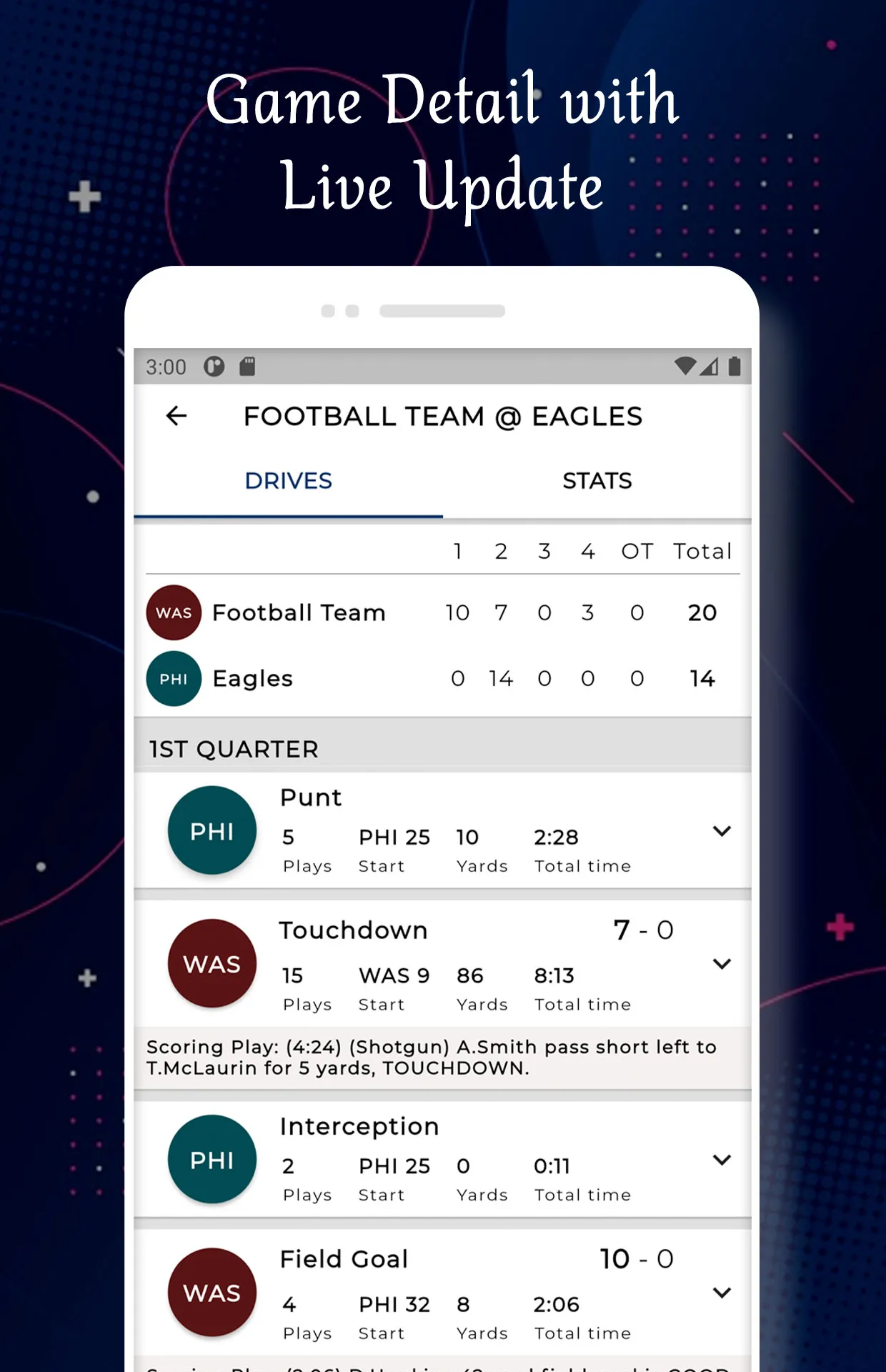 Eagles - Football Live Score | Indus Appstore | Screenshot