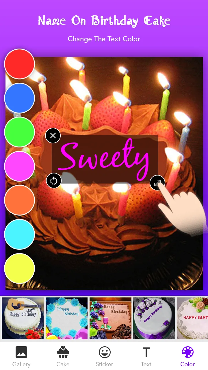 Name On Cake | Indus Appstore | Screenshot