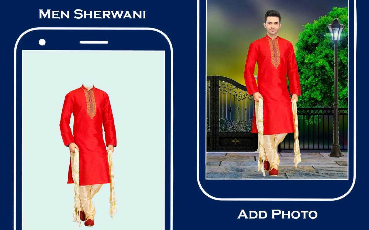 Men sherwani suit photo editor | Indus Appstore | Screenshot