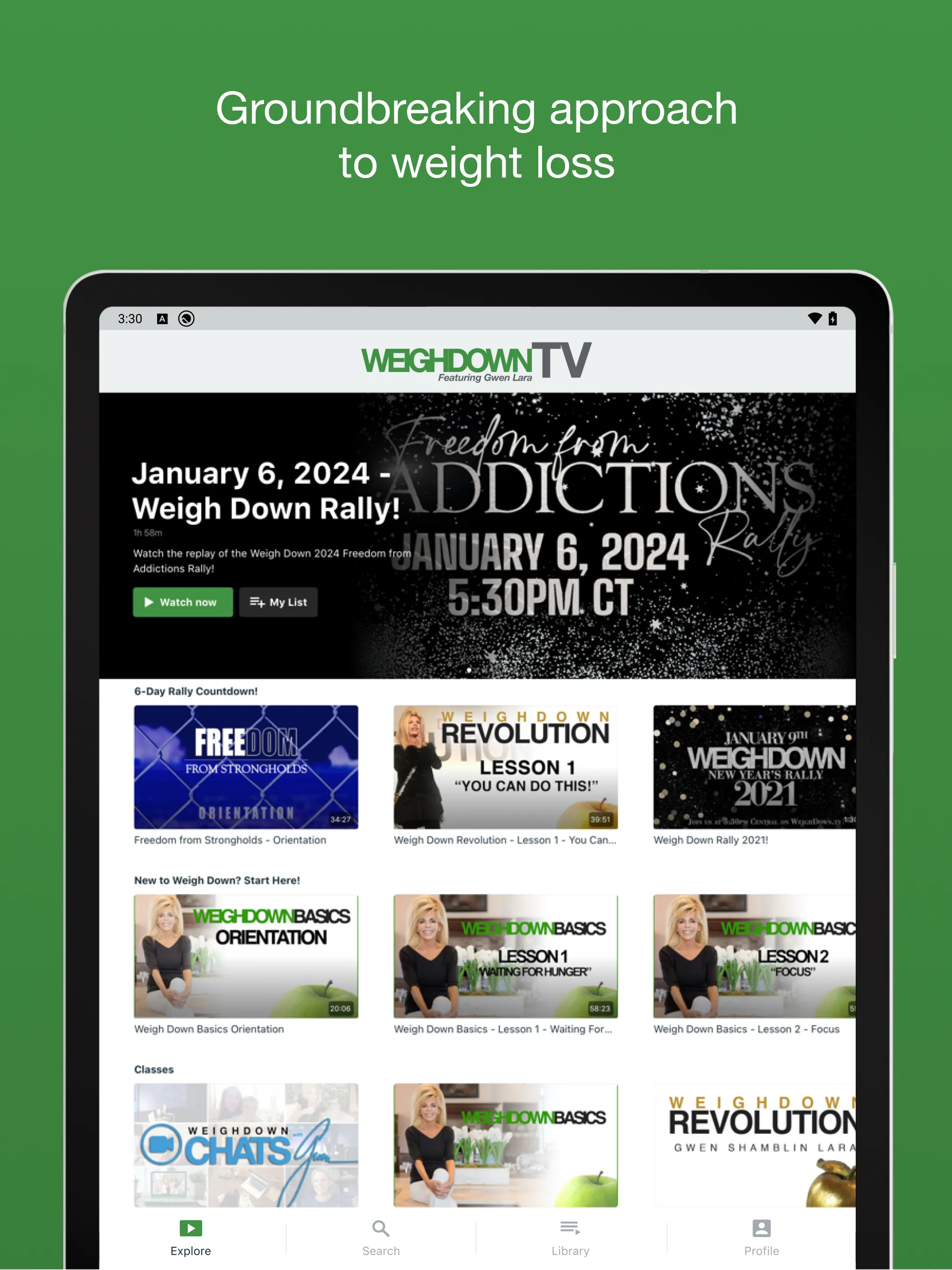 Weigh Down TV | Indus Appstore | Screenshot