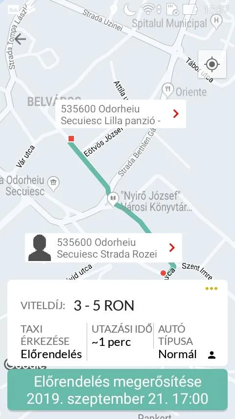 City Taxi Székelyudvarhely | Indus Appstore | Screenshot