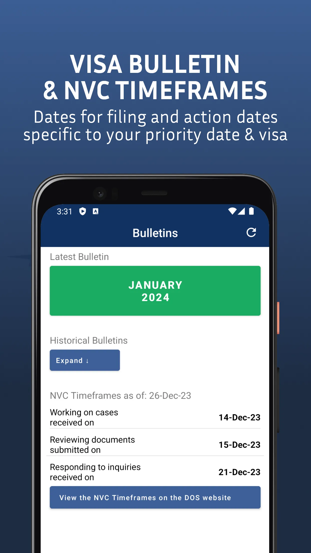 Case Tracker US Immigration | Indus Appstore | Screenshot