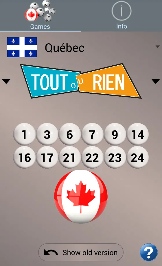 Lotto Canada: Algorithm | Indus Appstore | Screenshot