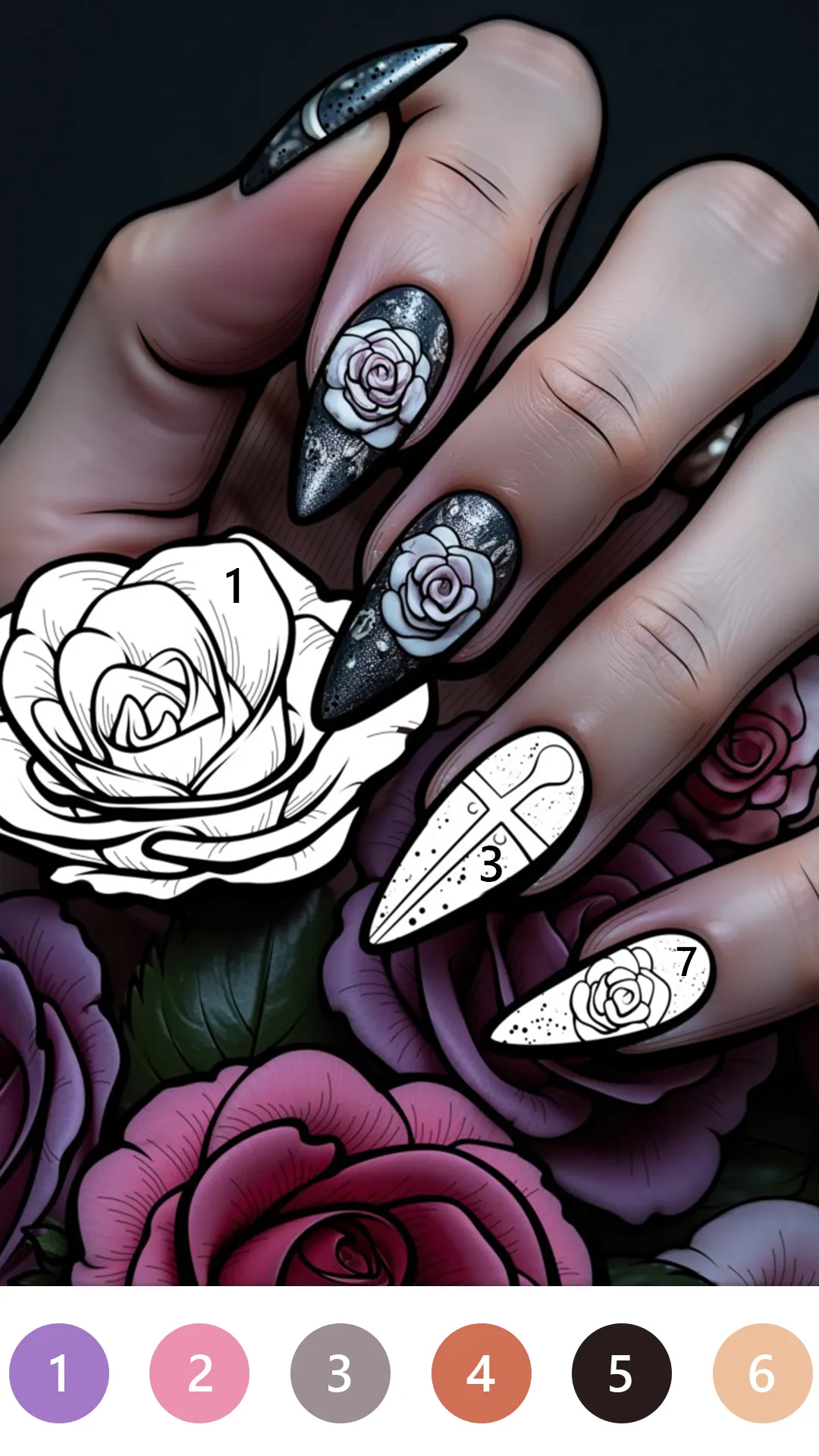 Macabre Color Paint By Number | Indus Appstore | Screenshot