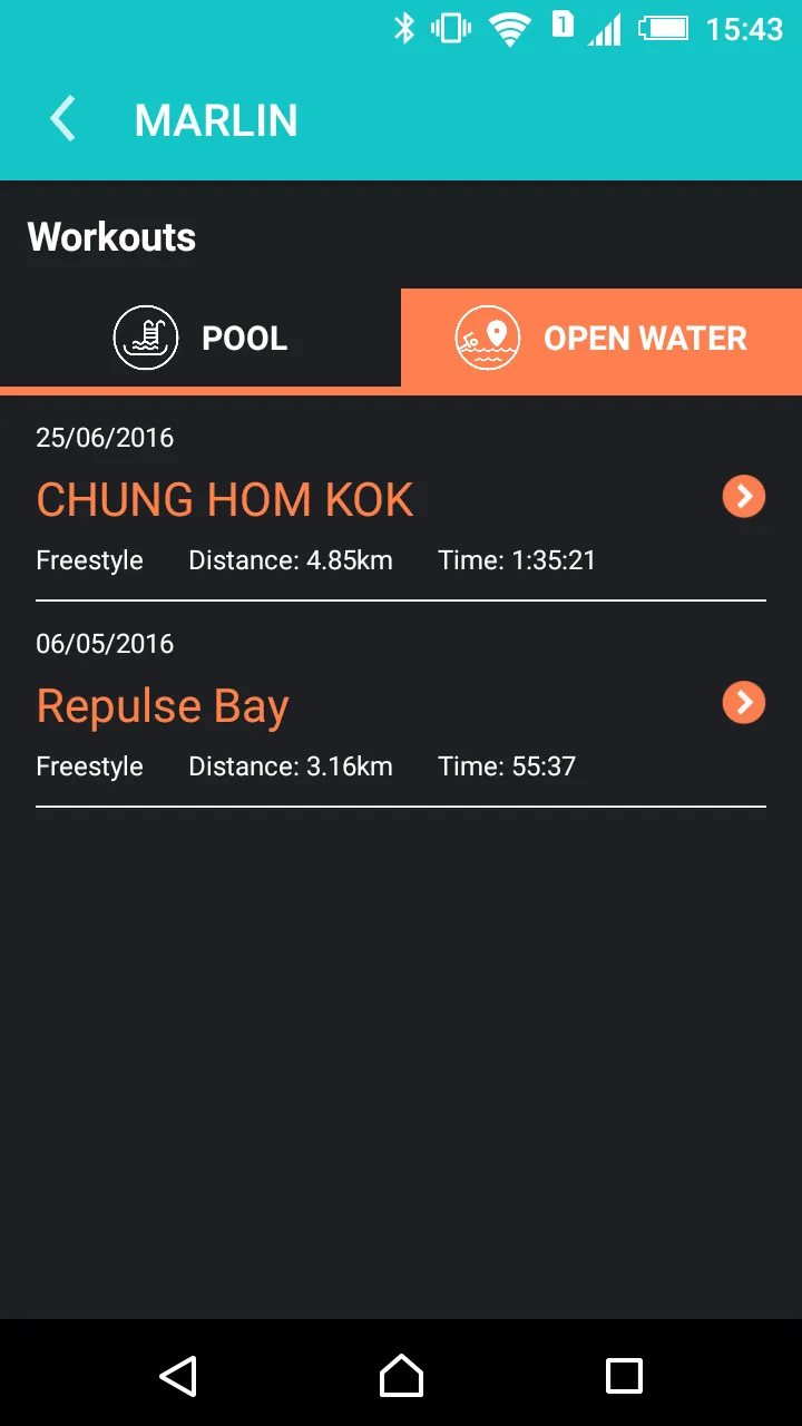 Marlin - The GPS Swim Meter | Indus Appstore | Screenshot