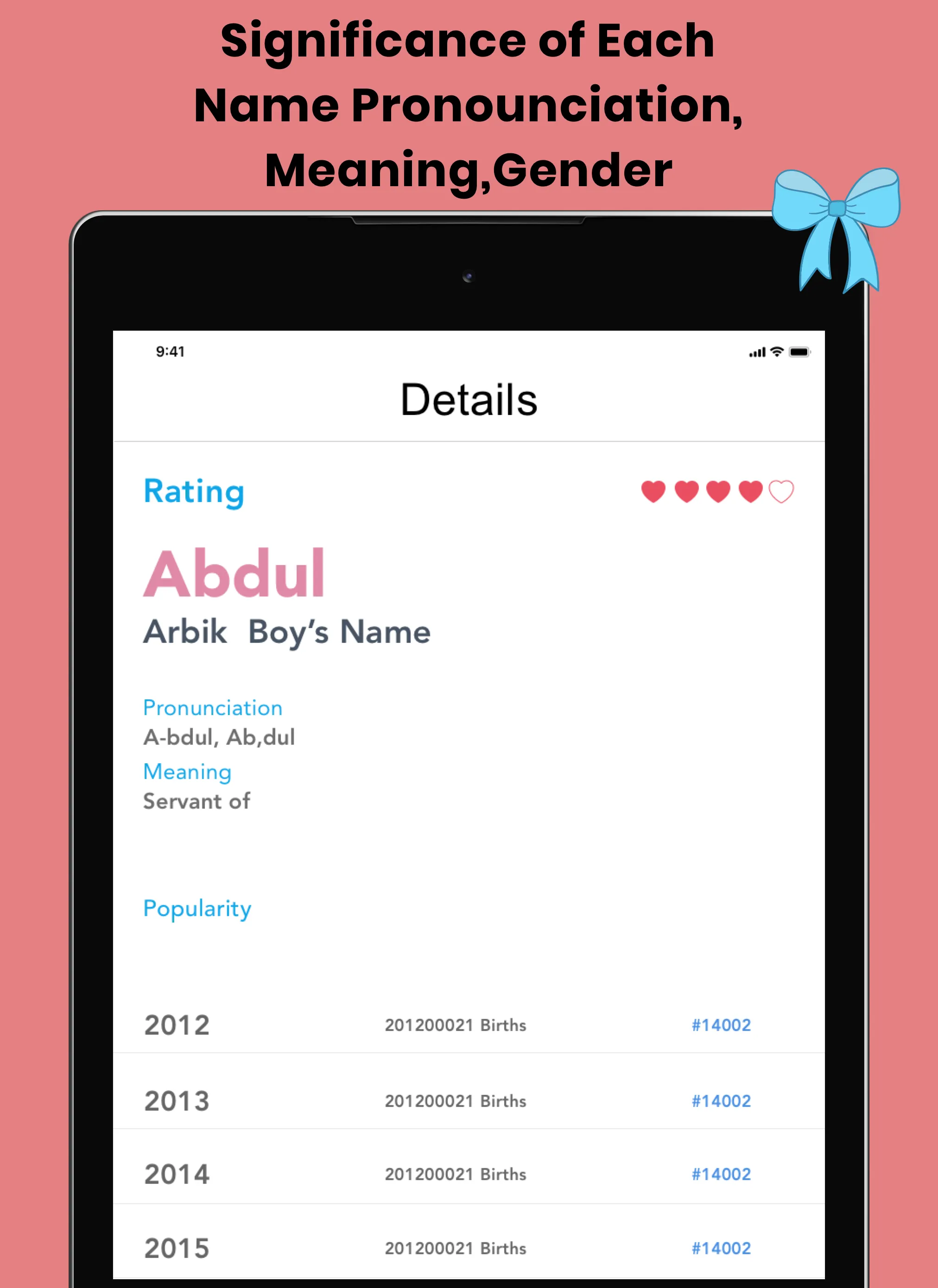 Bump - Baby name with meanings | Indus Appstore | Screenshot