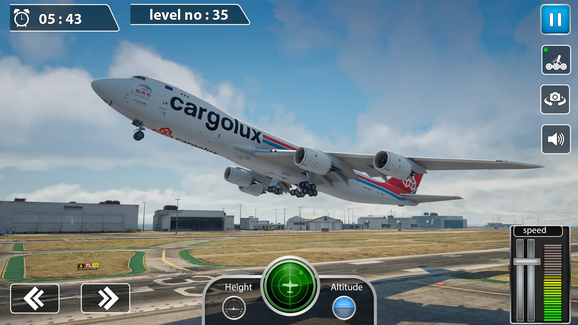 Airplane Flight 3d Simulator | Indus Appstore | Screenshot