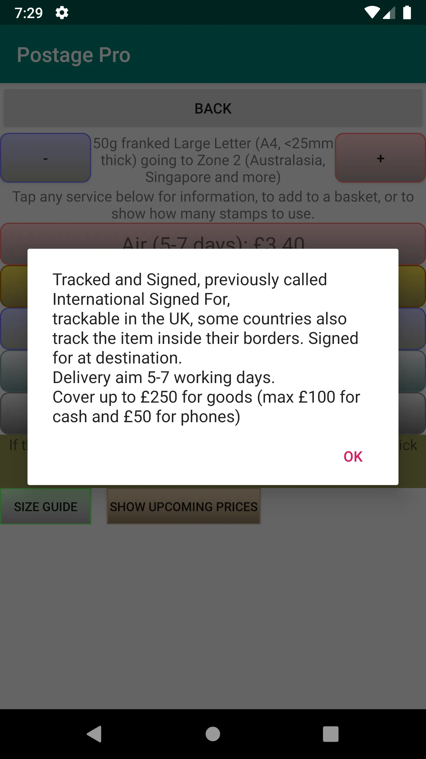 Postage Pro UK -Nov2024 update | Indus Appstore | Screenshot