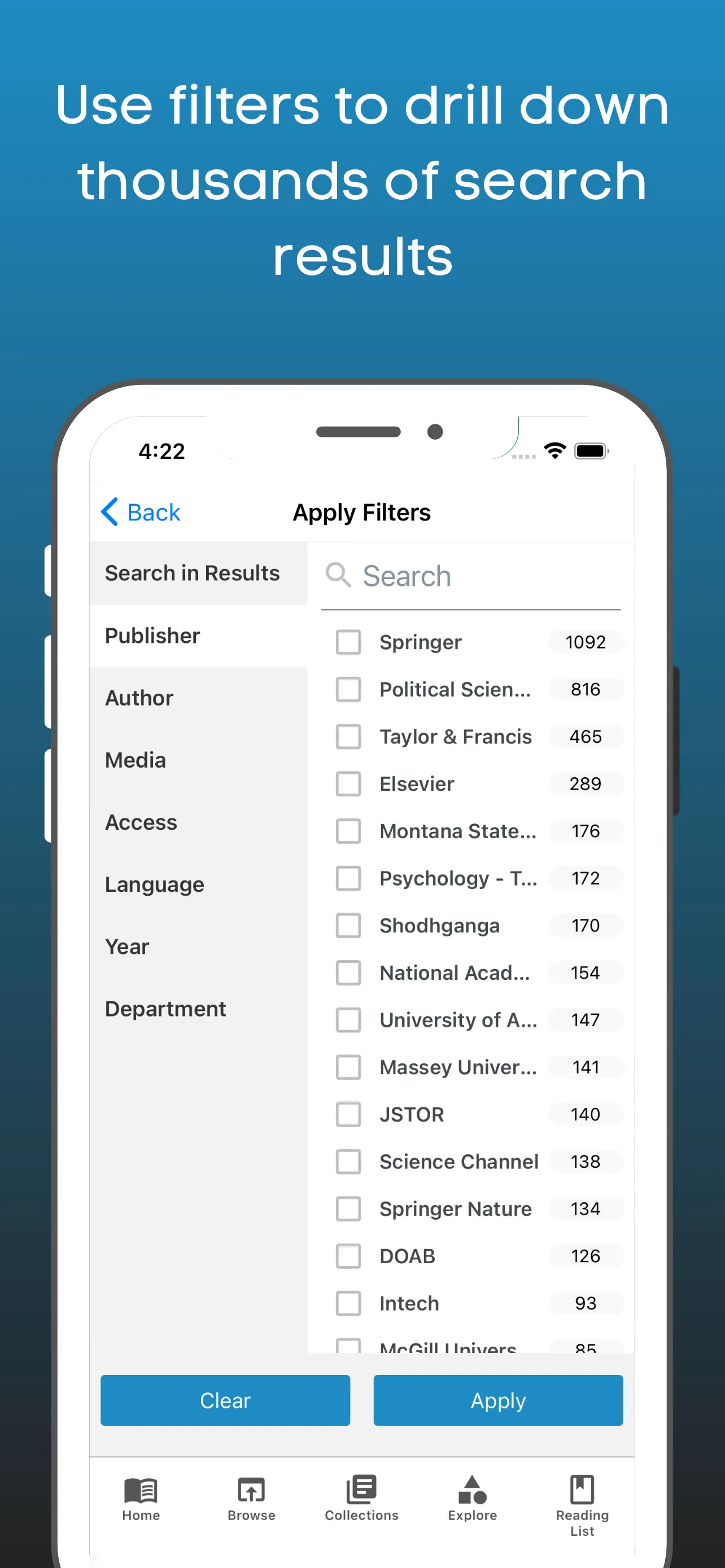 MDU eLibrary | Indus Appstore | Screenshot