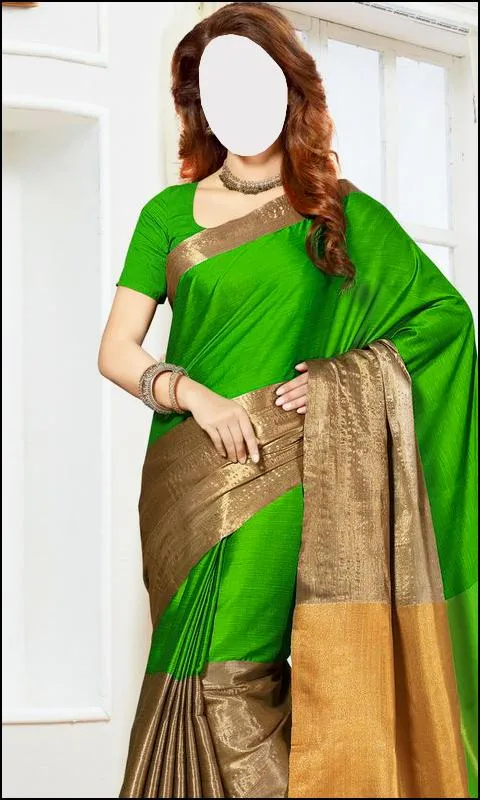 Fashion Women Saree Photo Suit | Indus Appstore | Screenshot