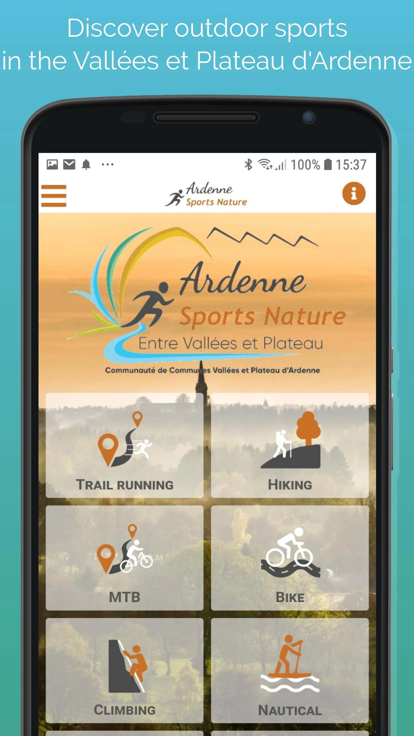 Ardenne Sports Nature | Indus Appstore | Screenshot