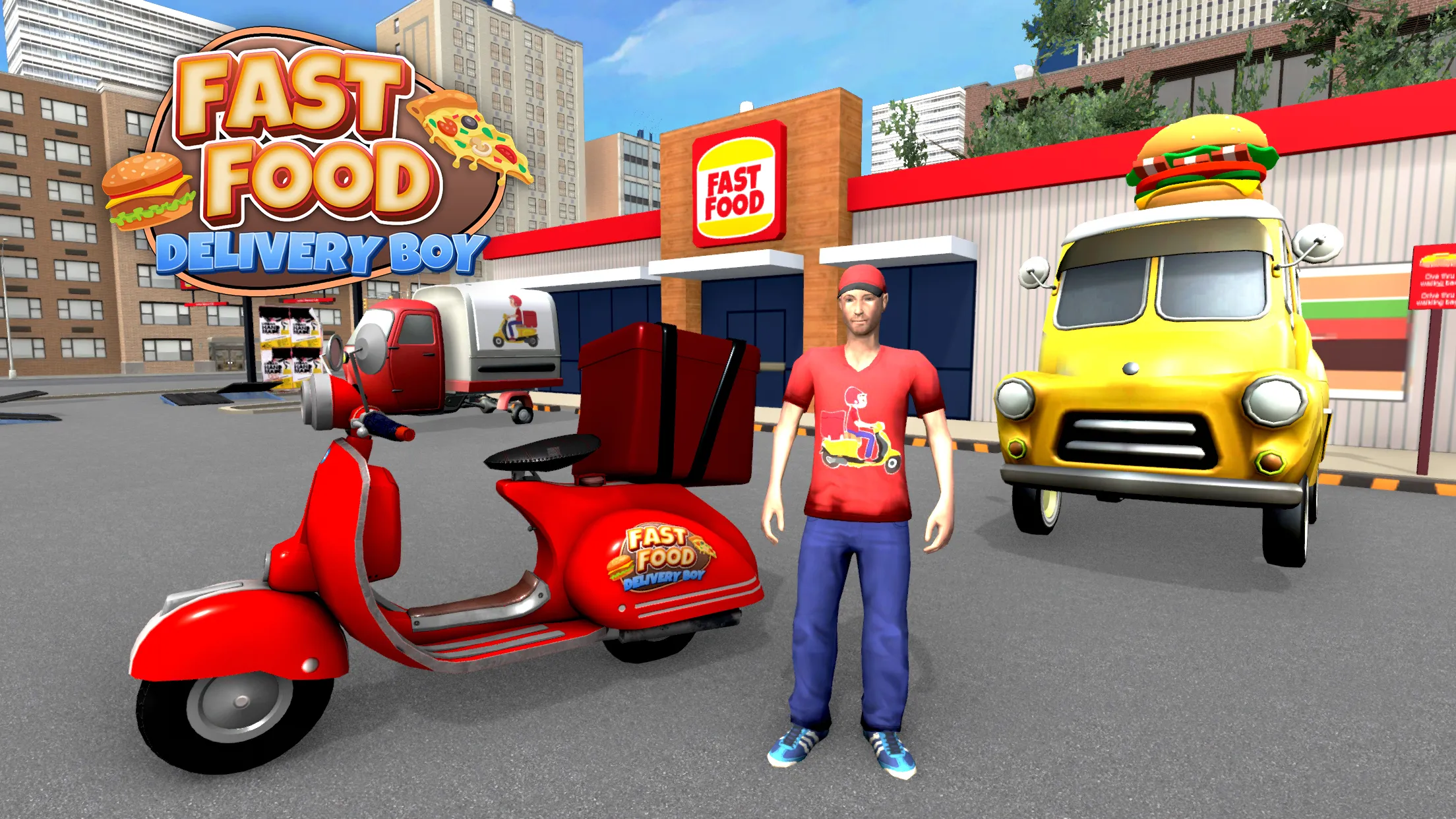 Fast Food Delivery Bike Game | Indus Appstore | Screenshot