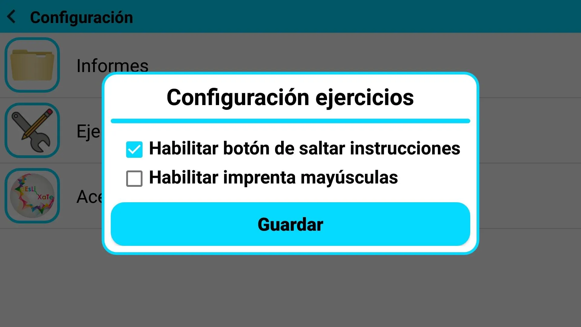 Pre diagnóstico de la dislexia | Indus Appstore | Screenshot