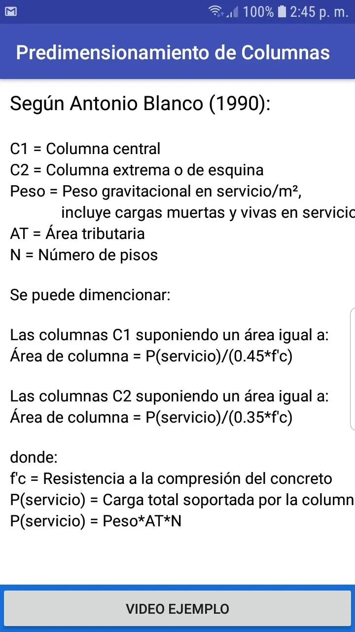 Predimensionamiento columnas | Indus Appstore | Screenshot