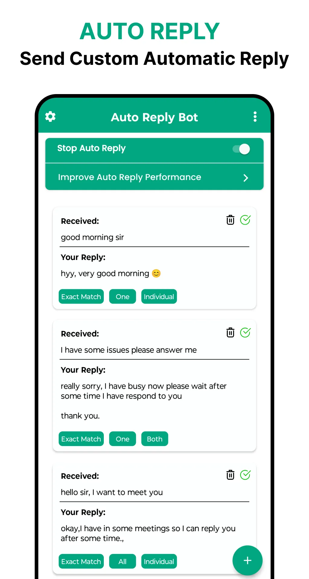 Autoresponder and Auto Reply | Indus Appstore | Screenshot