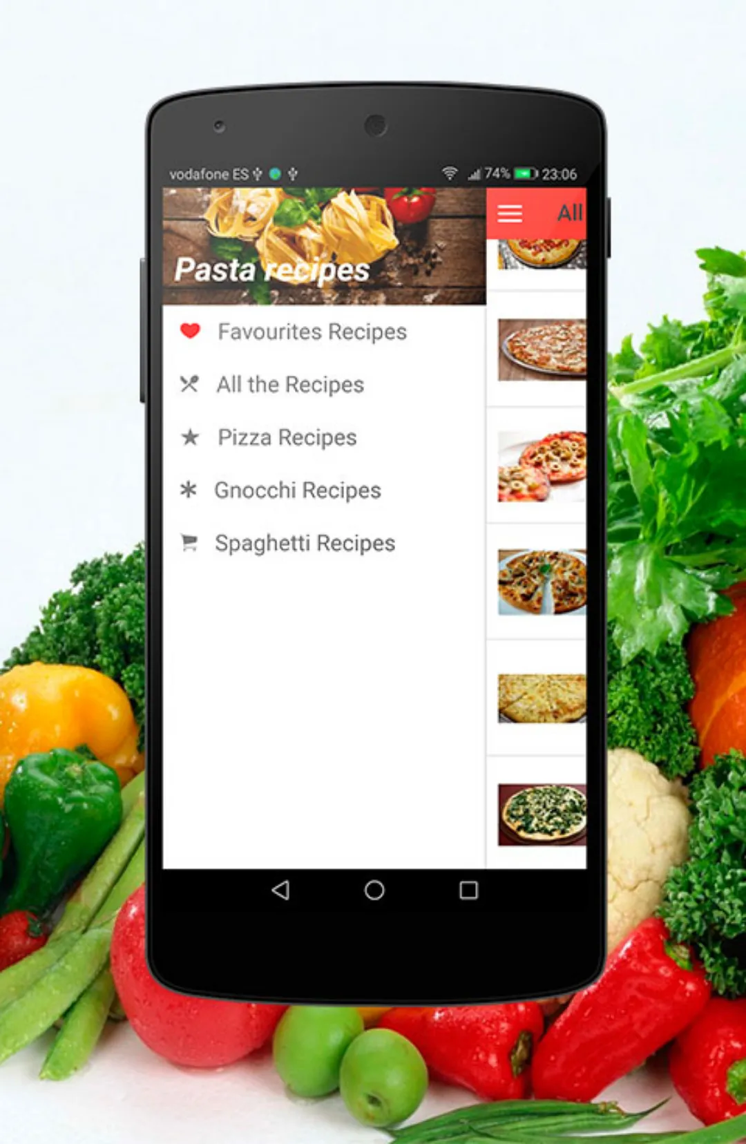 Pasta Recipes | Indus Appstore | Screenshot