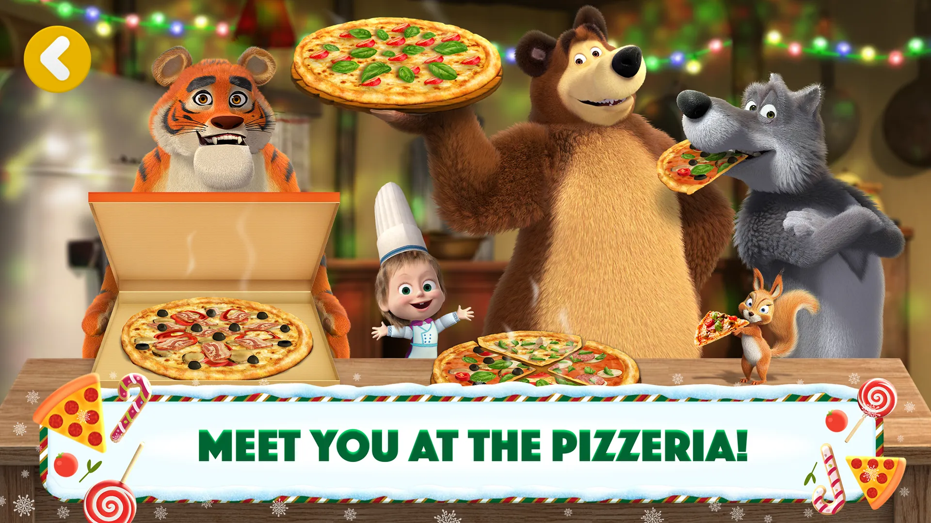 Masha and the Bear Pizza Maker | Indus Appstore | Screenshot